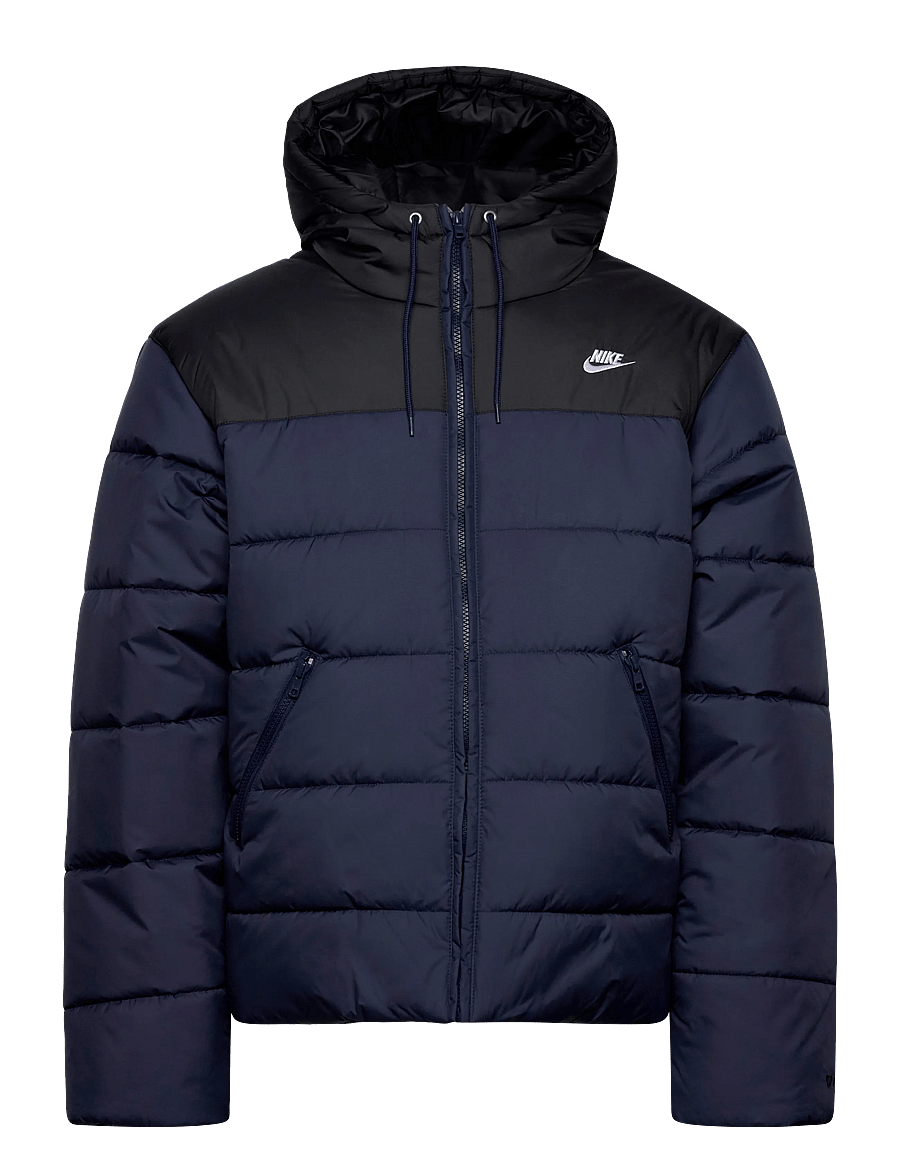 Nike - M NK ACCESS FILLED PUFFER - down jackets - obsidian/black/white - 0