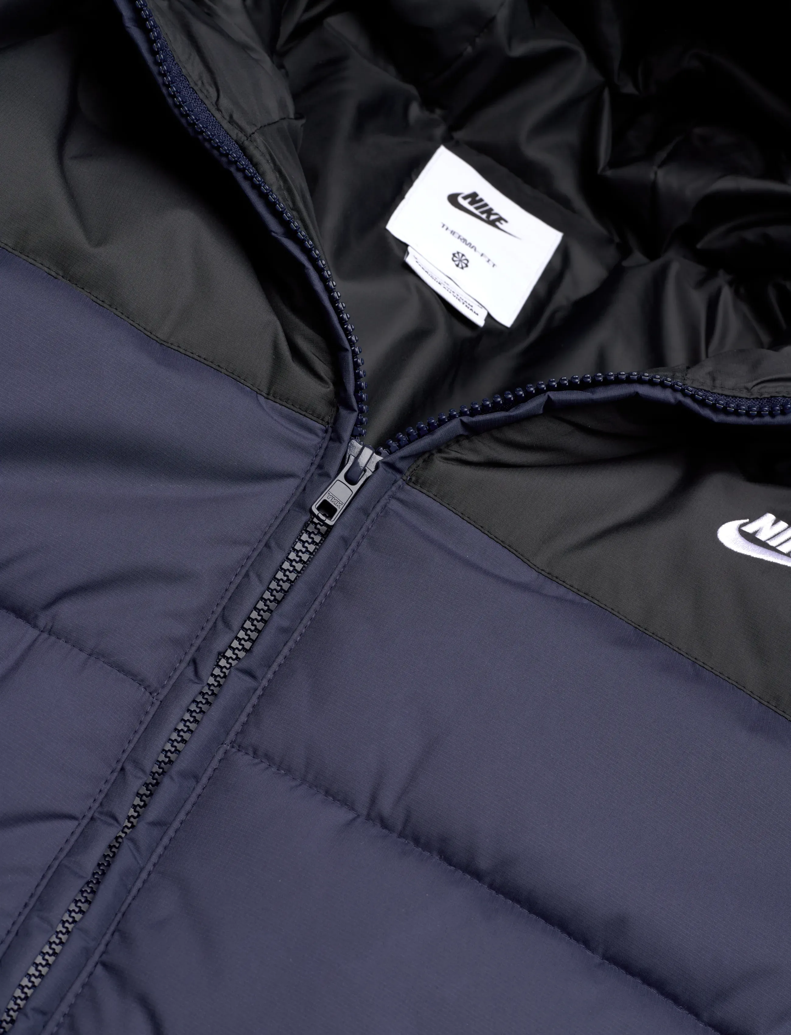 Nike - M NK ACCESS FILLED PUFFER - down jackets - obsidian/black/white - 2
