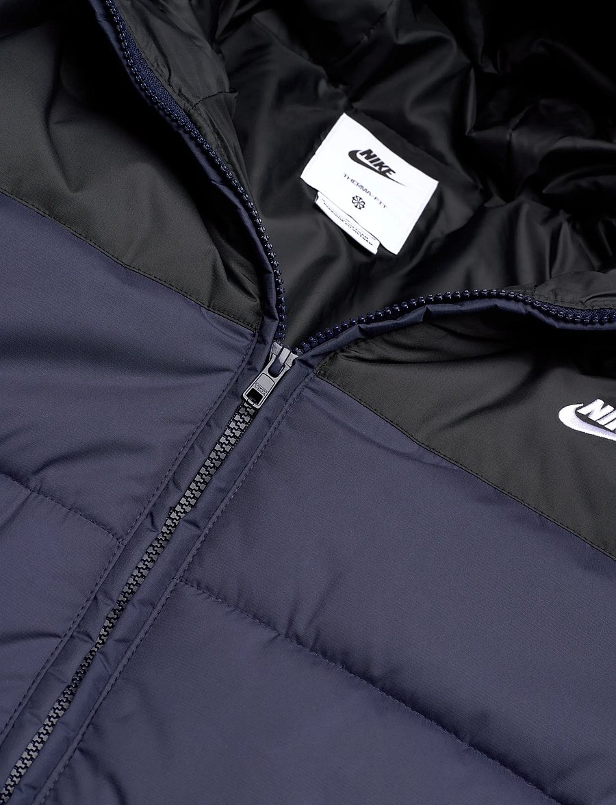 Nike - M NK ACCESS FILLED PUFFER - down jackets - obsidian/black/white - 2