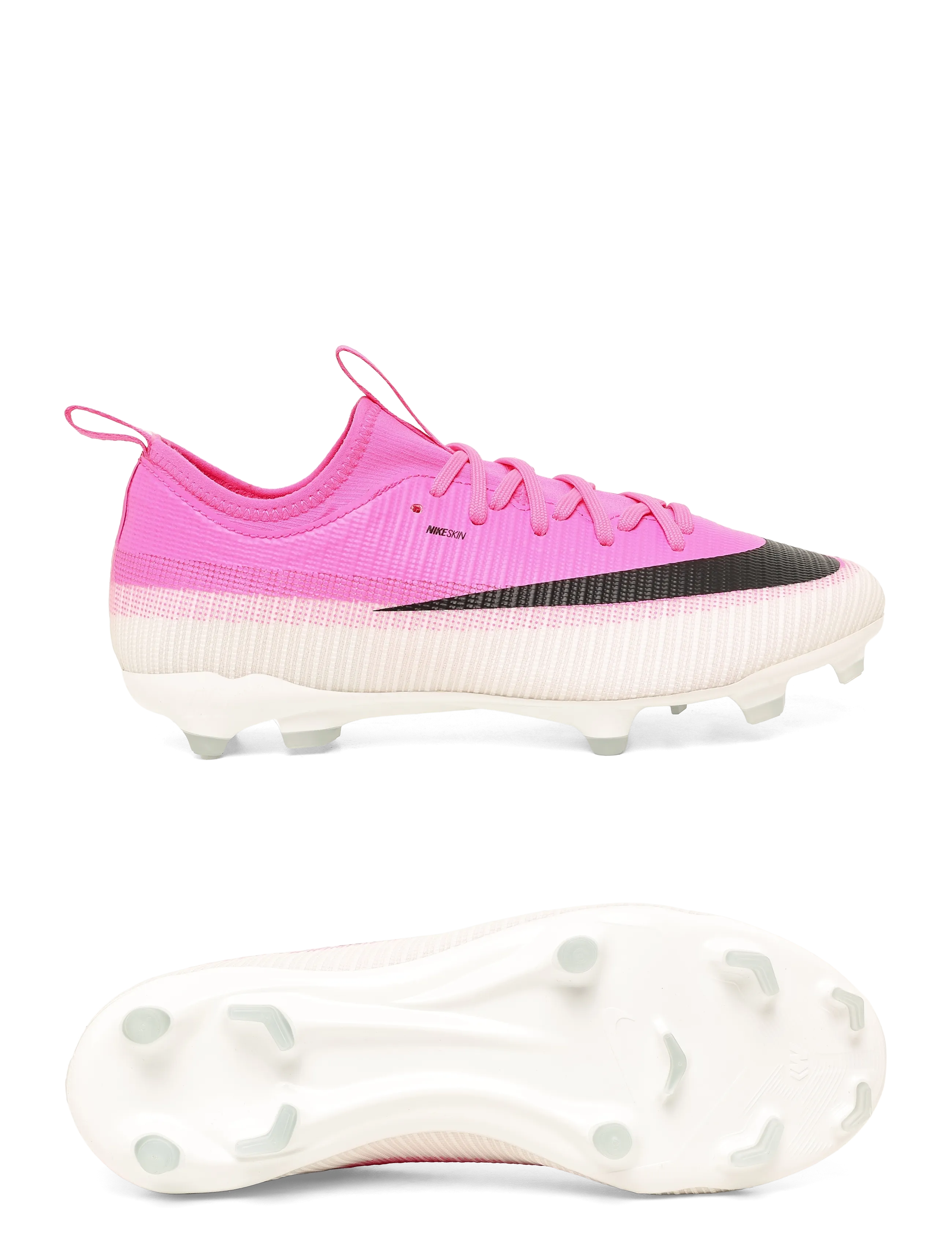Nike Jr Vapor 17 Academy Fg/Mg T, 35, Sports Schuhe, Rosa - Football Boots, Kinder