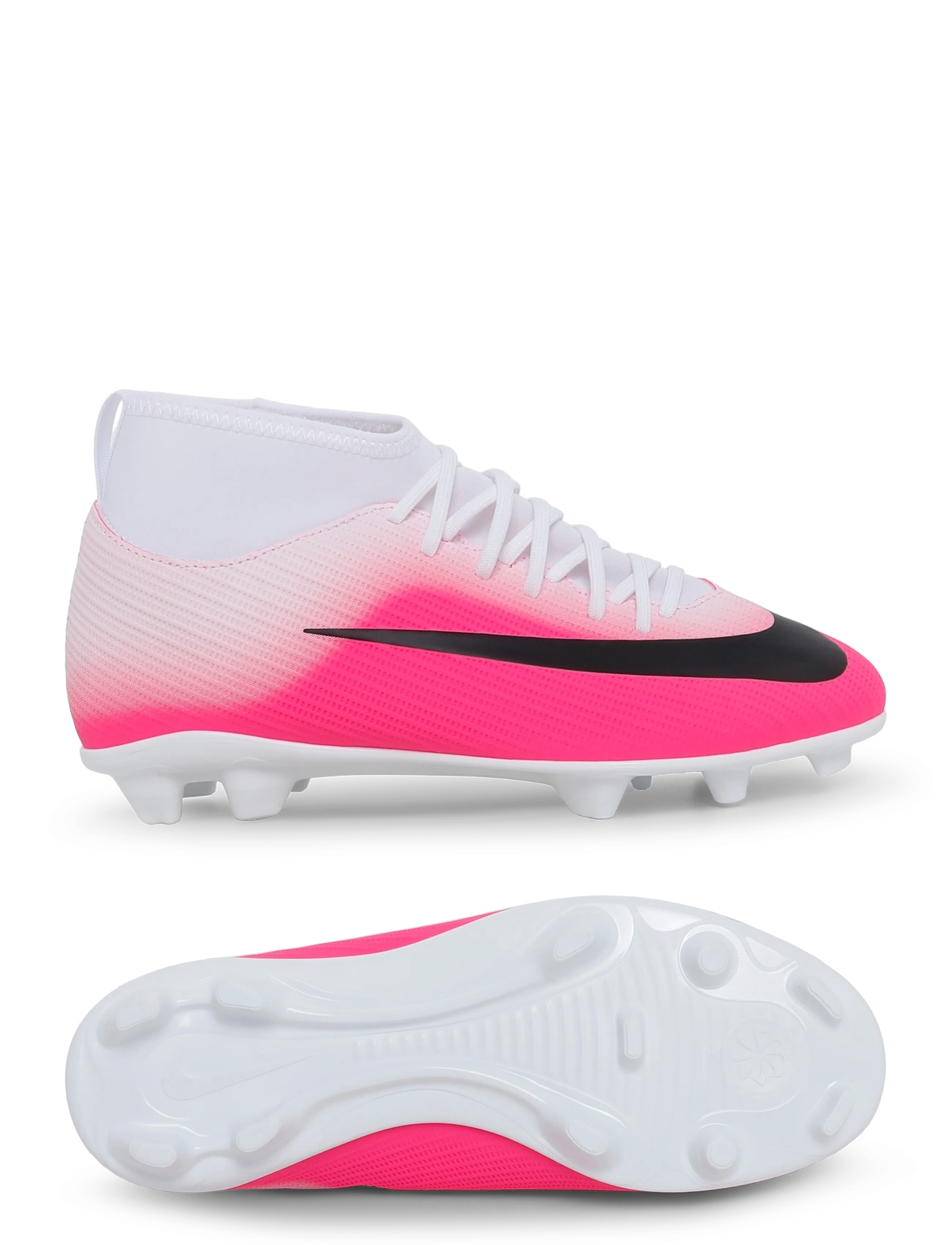 Nike JR SUPERFLY 11 CLUB FG/MG T - Football boots - MULTI-COLOR/BLACK / pink/rose