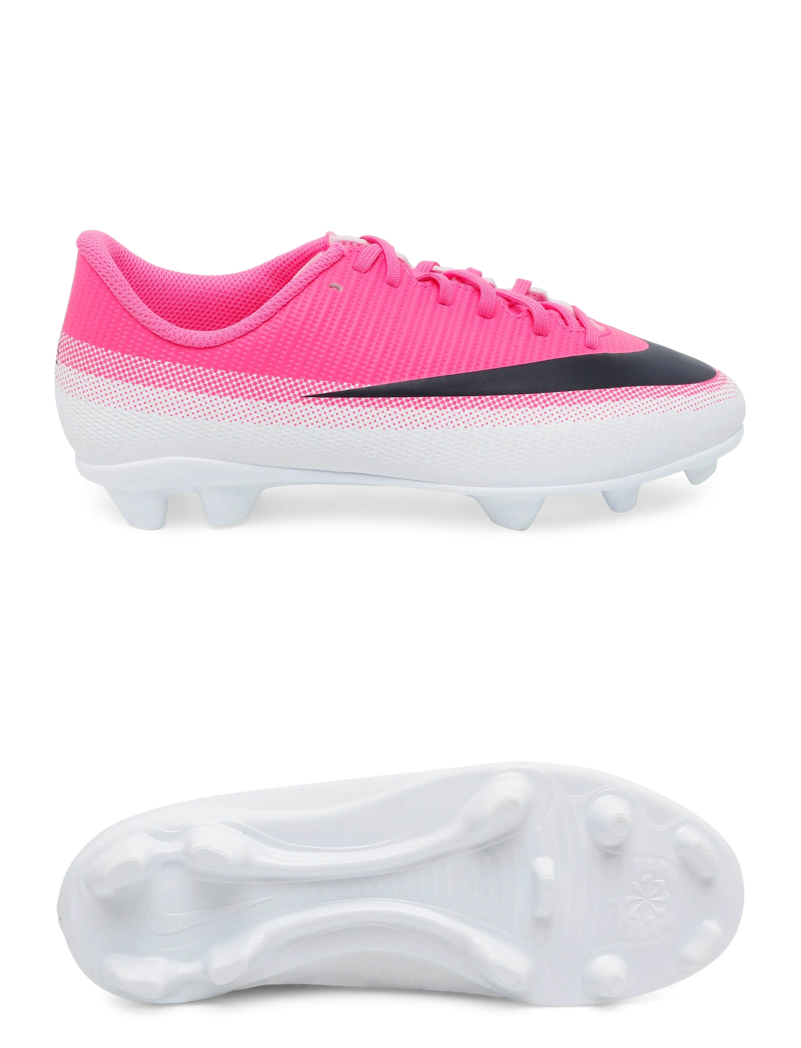 Nike Jr Vapor 17 Club Fg/Mg T, 33.5, Sports Schuhe, Rosa - Football Boots, Kinder