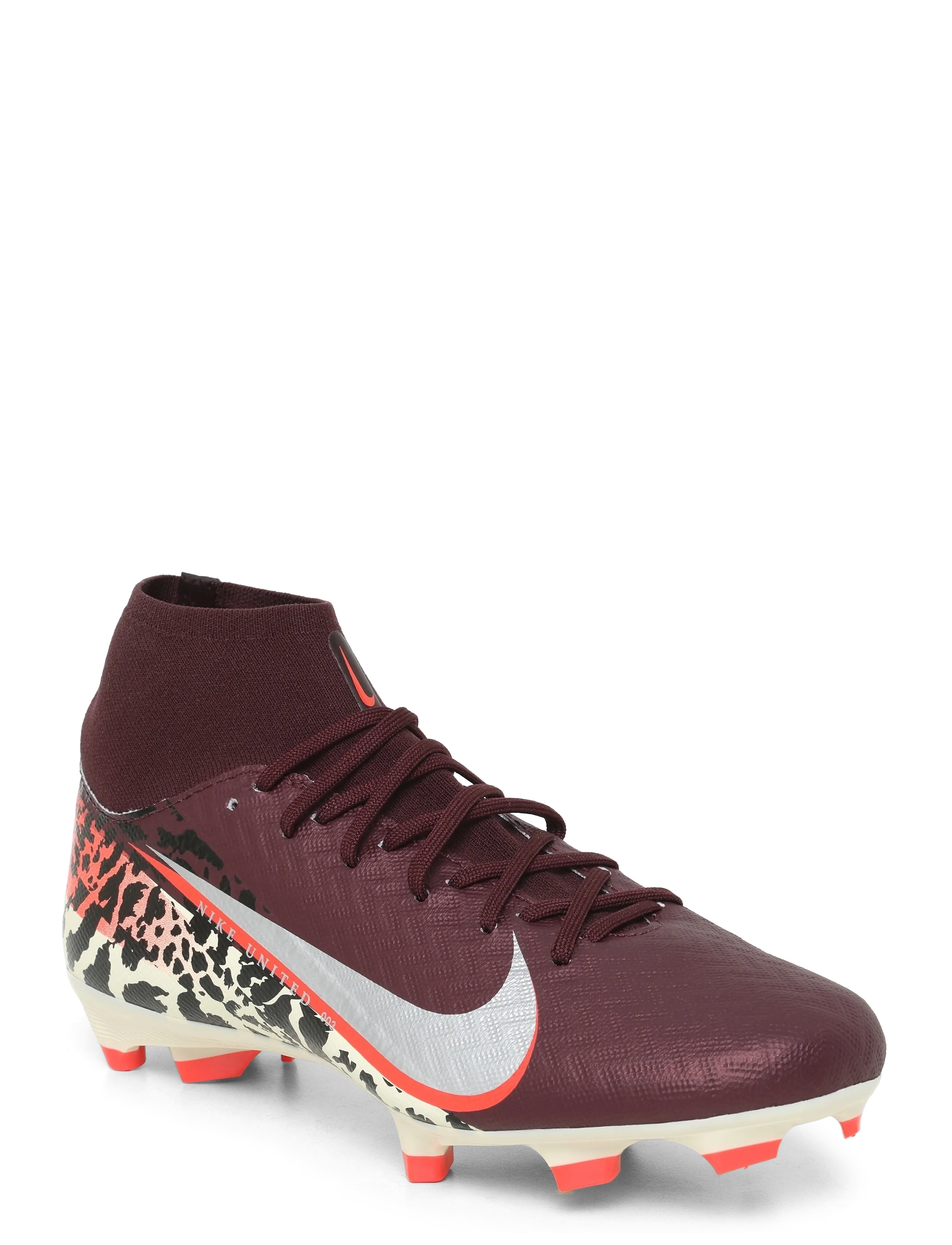 Nike - Nike Air Zoom Mercurial Superfly 10 Academy FG/MG United - football boots - burgundy crush/metallic silver - 1