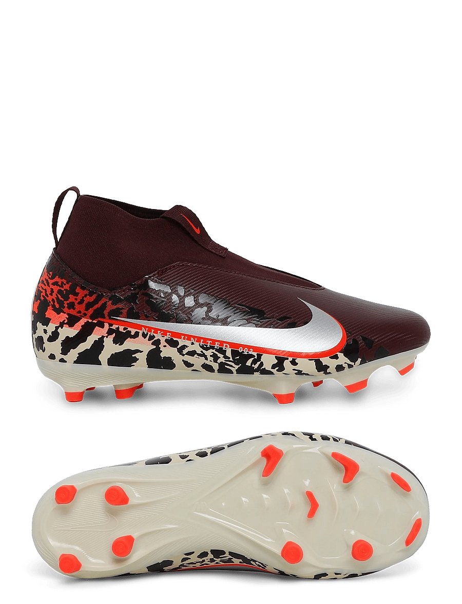 Nike - JR ZM SUPERFLY 10 ACD FGMG NU3 - fußballstiefel - burgundy crush/metallic silver - 0