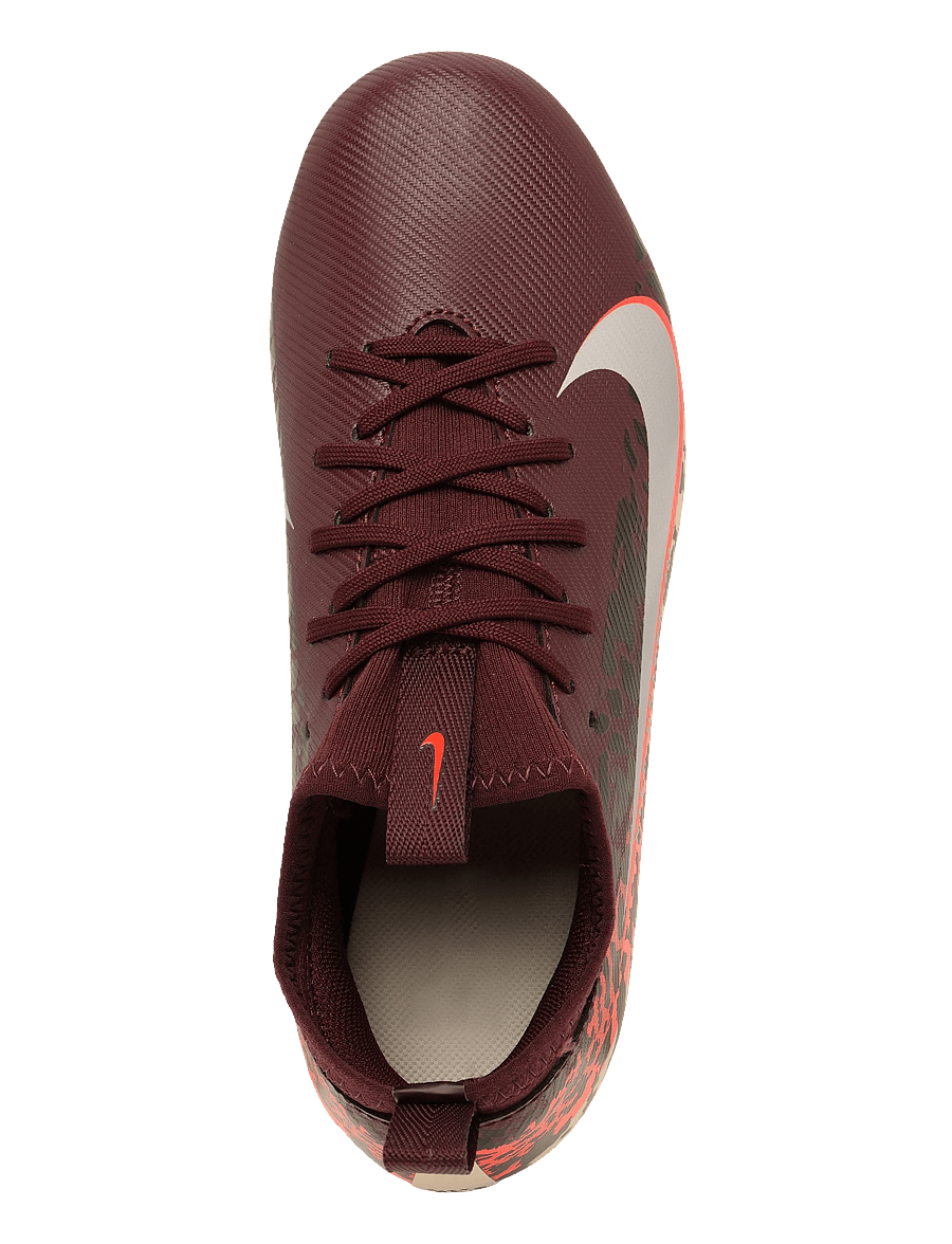 Nike - JR ZM VAPOR 16 ACAD FG/MG NU3 - jalgpalli puutsad - burgundy crush/metallic silver - 3