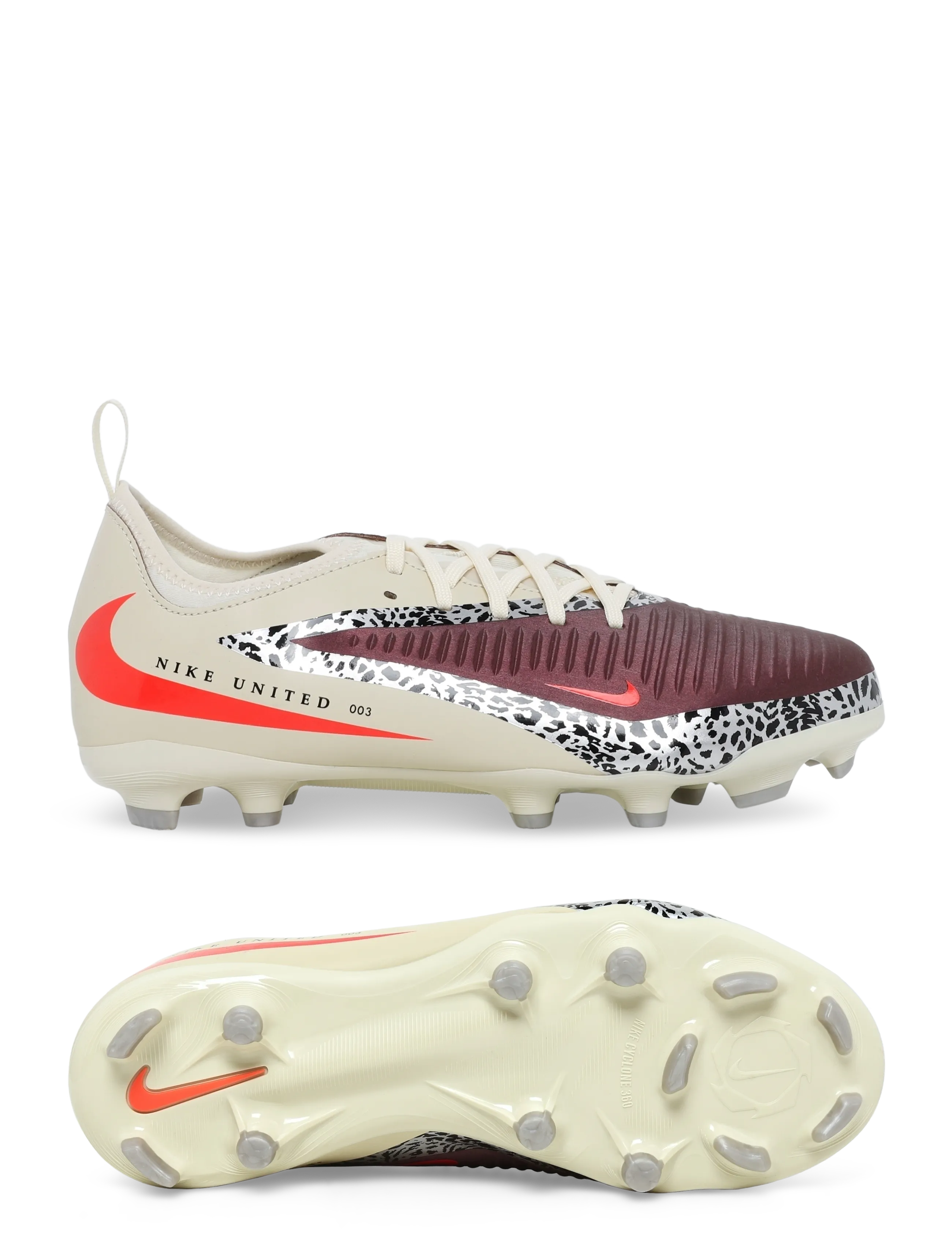 Nike JR PHANTOM 6 LOW ACD FG/MG NU3 - Schuhe - BURGUNDY CRUSH/UNIVERSITY RED- / burgundy