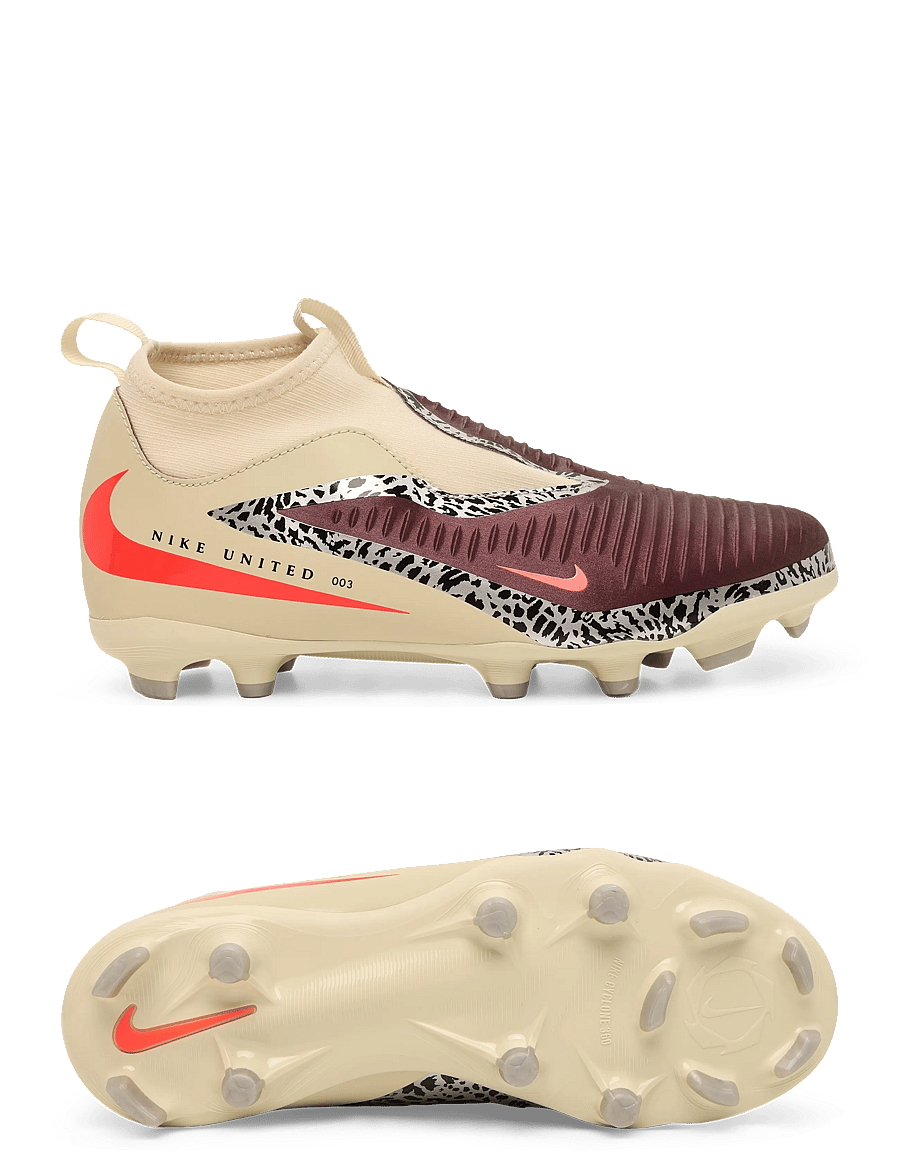 Nike - JR PHANTOM 6 HIGH AC FG/MG NU3 - fotbollsskor - burgundy crush/university red- - 0