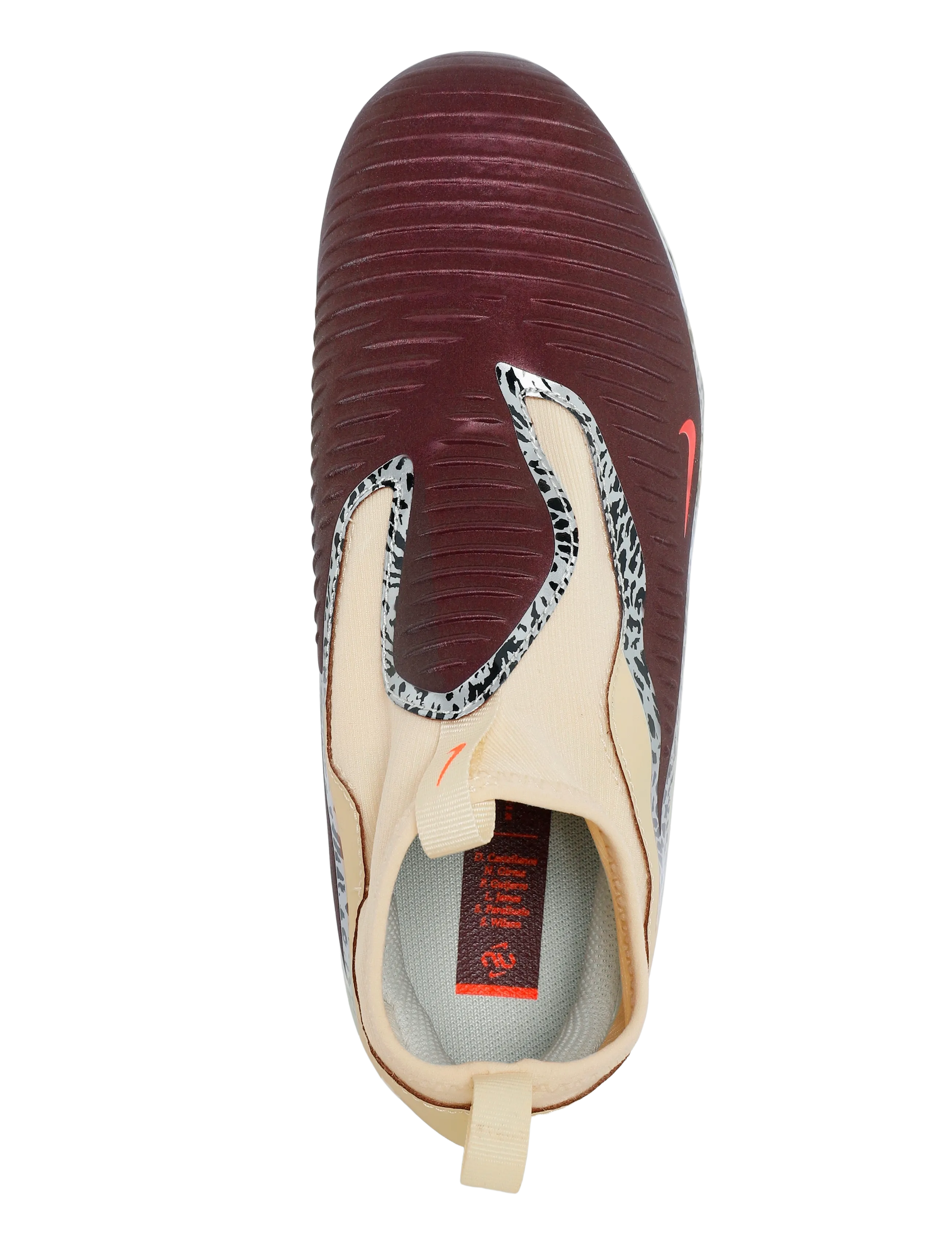 Nike - JR PHANTOM 6 HIGH AC FG/MG NU3 - back to school - burgundy crush/university red- - 3