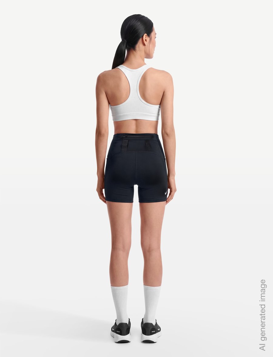 Nike - W ACG TRAIL DF HR 4IN TGT SHRT - løbeshorts - black/black - 4