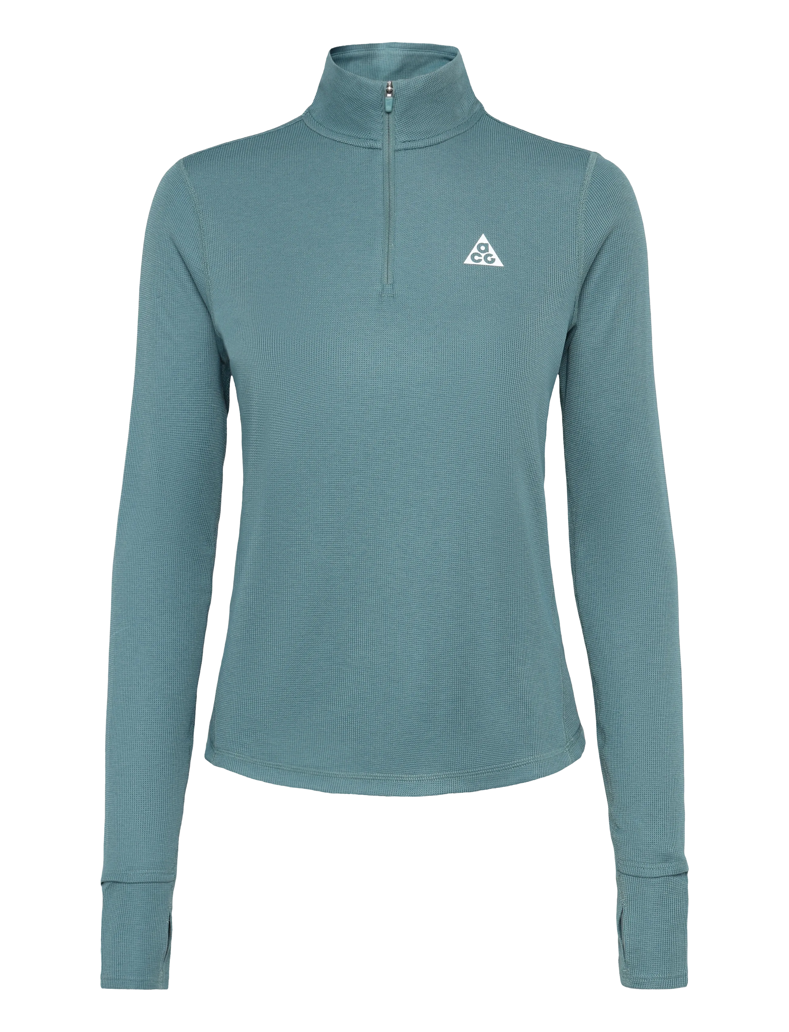 Nike W ACG TRAIL DF HZ MIDLAYER - Fleeces & Midlayers - MINERAL SLATE/SUMMIT WHITE / blue