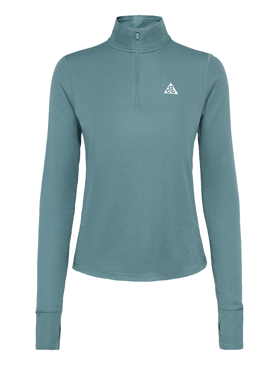 Nike - W ACG TRAIL DF HZ MIDLAYER - overdele - mineral slate/summit white - 0