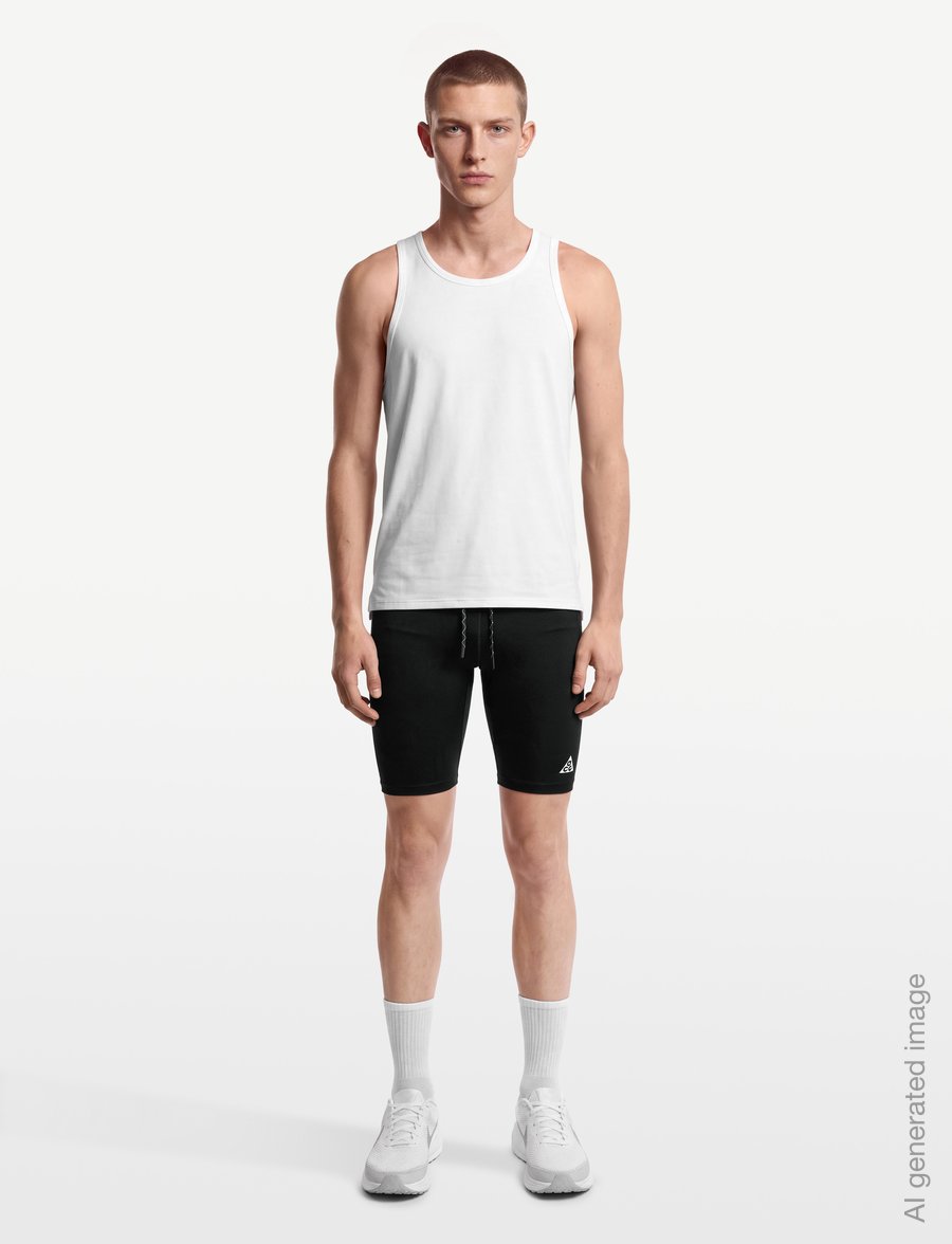 Nike - Nike ACG "Lava Loops" 1/2 Tight - skriešanas legingi - black/summit white - 0