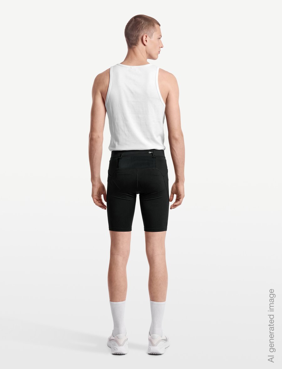 Nike - Nike ACG "Lava Loops" 1/2 Tight - skriešanas legingi - black/summit white - 4