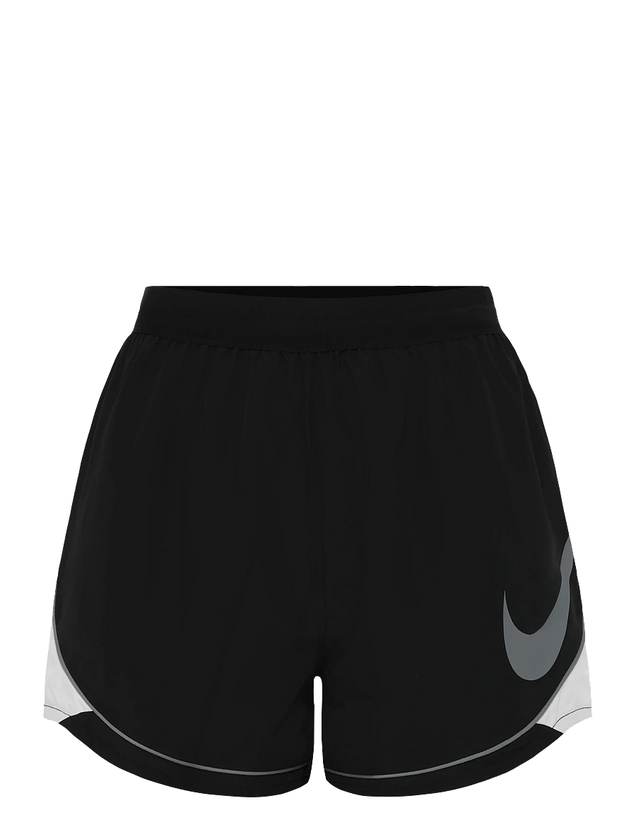 Nike - W NK SWOOSH DF SHORT - laufshorts - black/white/cool grey - 0