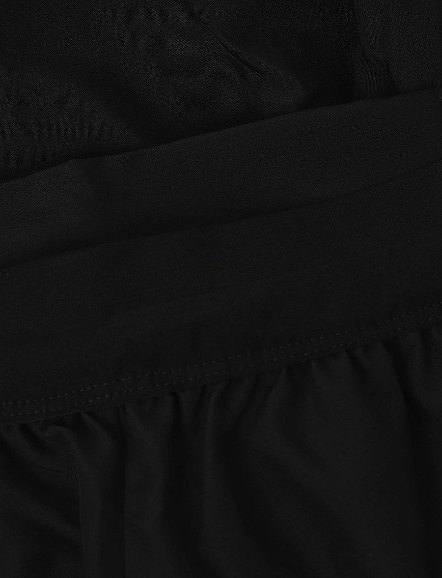 Nike - W NK SWOOSH DF SHORT - laufshorts - black/white/cool grey - 2