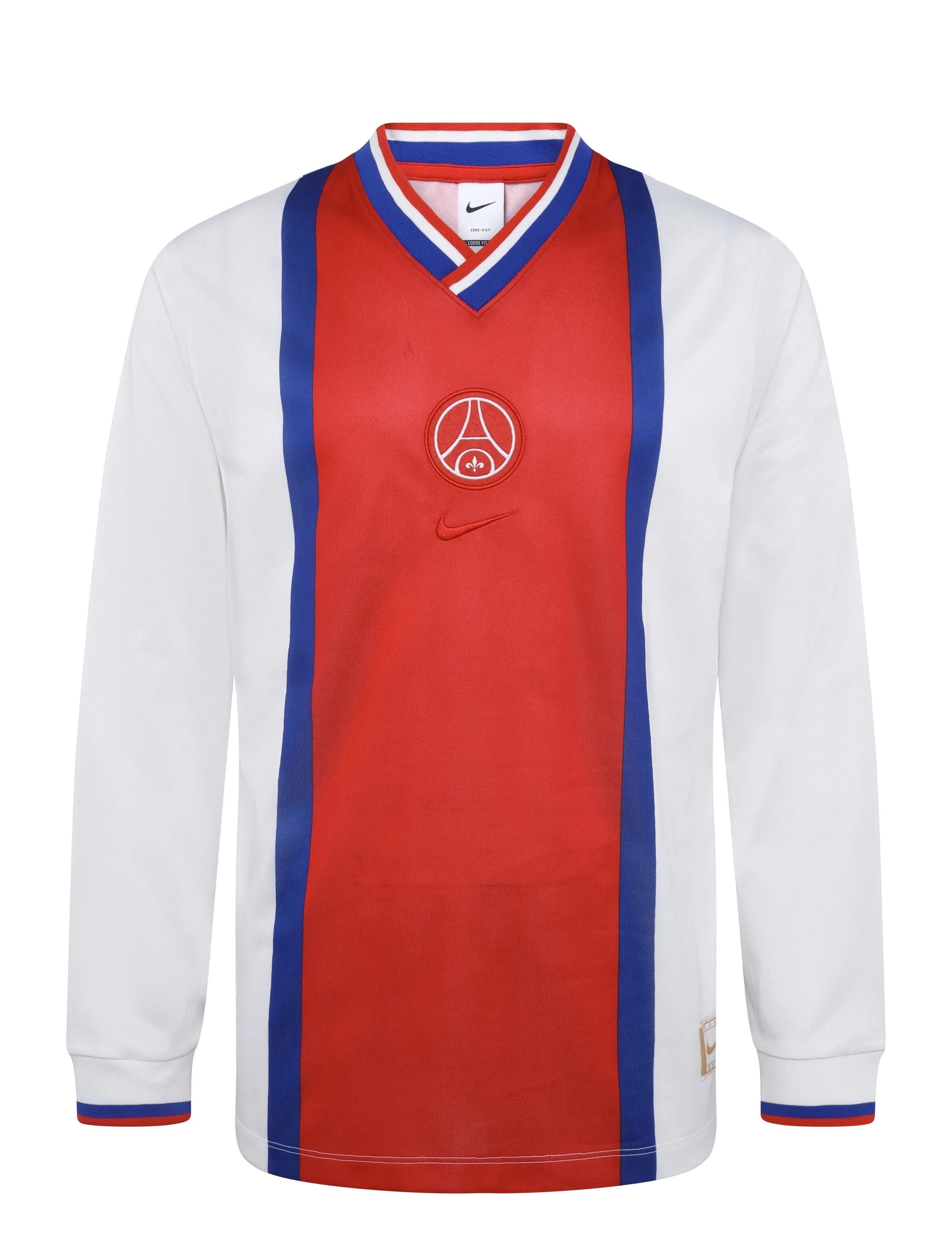Nike PSG M NK DF ENERGY TOP LS AW - Football shirts - SAIL/UNIVERSITY RED/UNIVERSITY / white