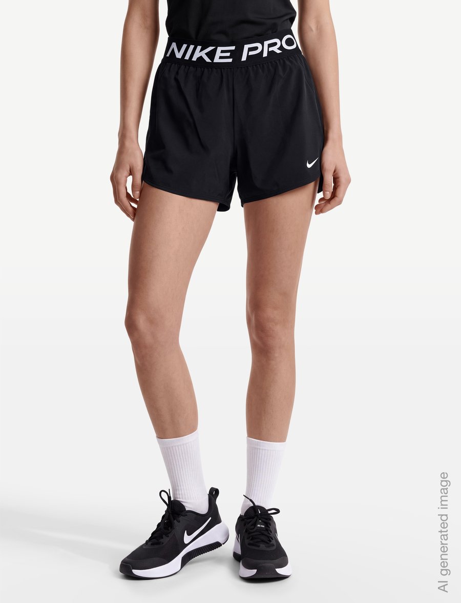 Nike - Nike Pro Dri-Fit 365 3IN SHORT - trainingsshorts - black/white - 3
