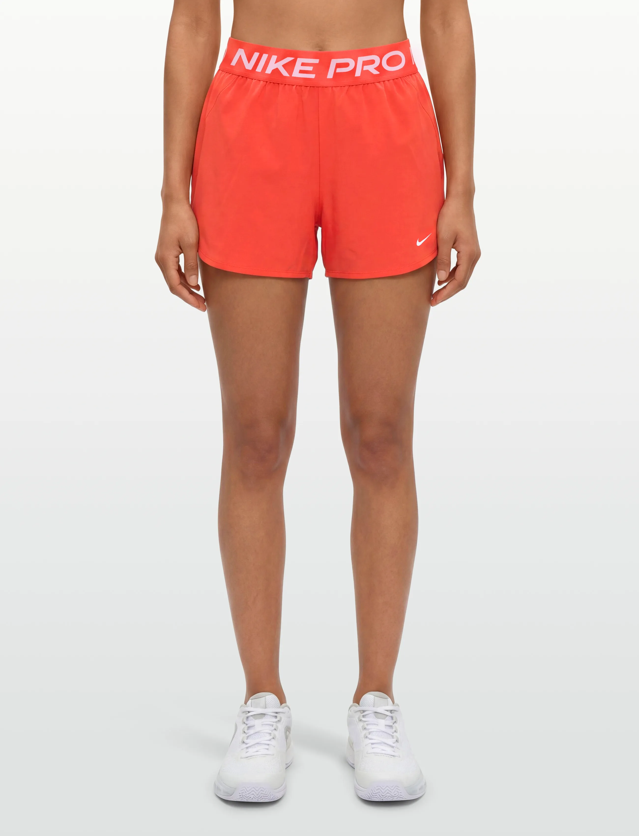Nike - W NP DF 365 3IN SHORT WVN - trainingsshorts - lt crimson/white - 3