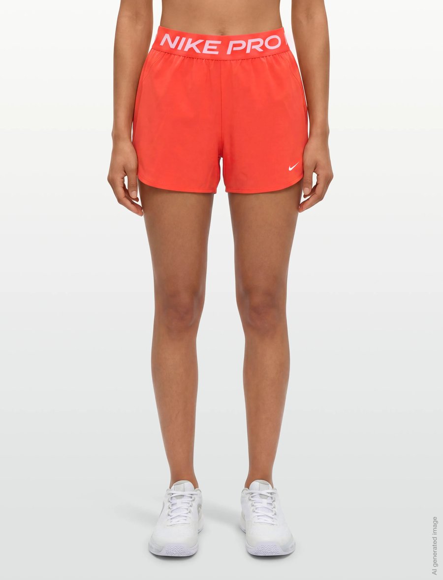 Nike - W NP DF 365 3IN SHORT WVN - trainingsshorts - lt crimson/white - 3