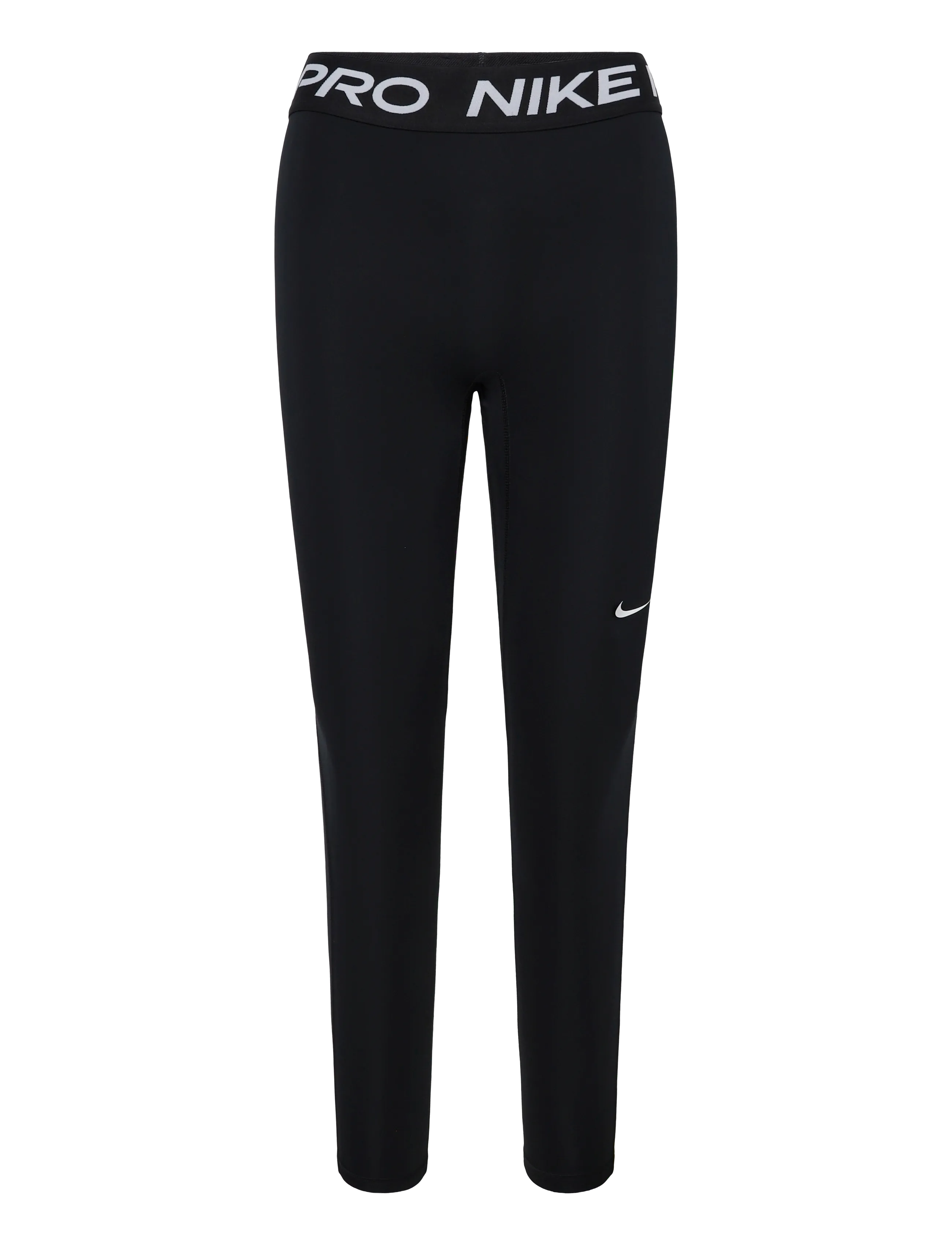 Nike W NP DF 365 MR TIGHT USM - Kläder - BLACK/WHITE / black