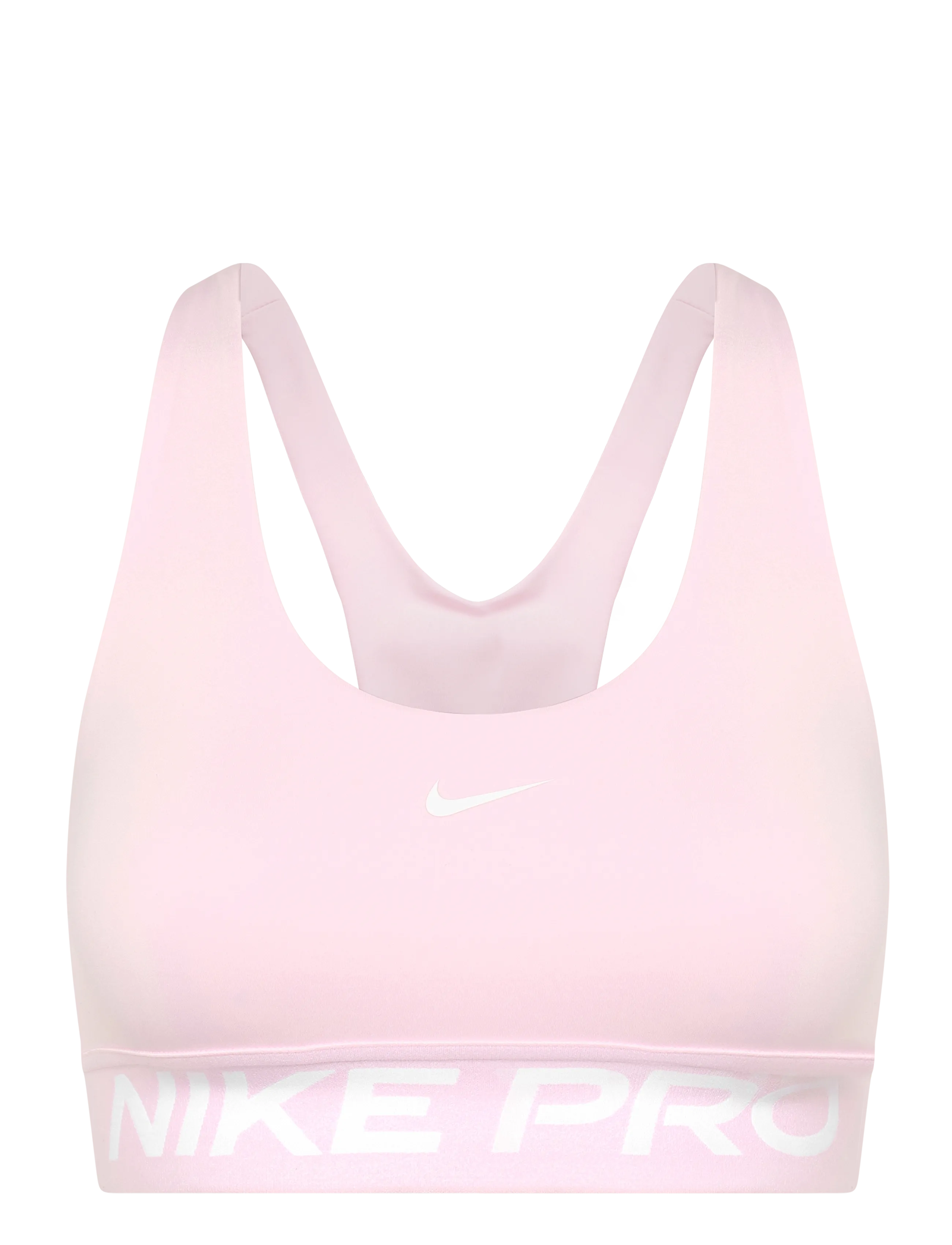 Nike W NP DF 365 LS BRA - Kläder - PINK FOAM/WHITE / pink/rose