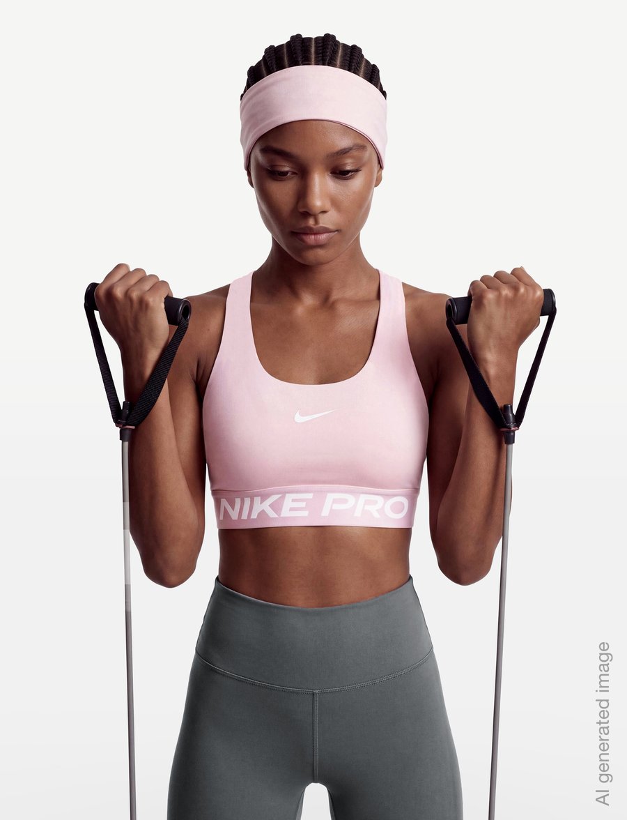 Nike - Nike Pro Dri-Fit 365 Light-Support Bra - sport bh:ar - pink foam/white - 3