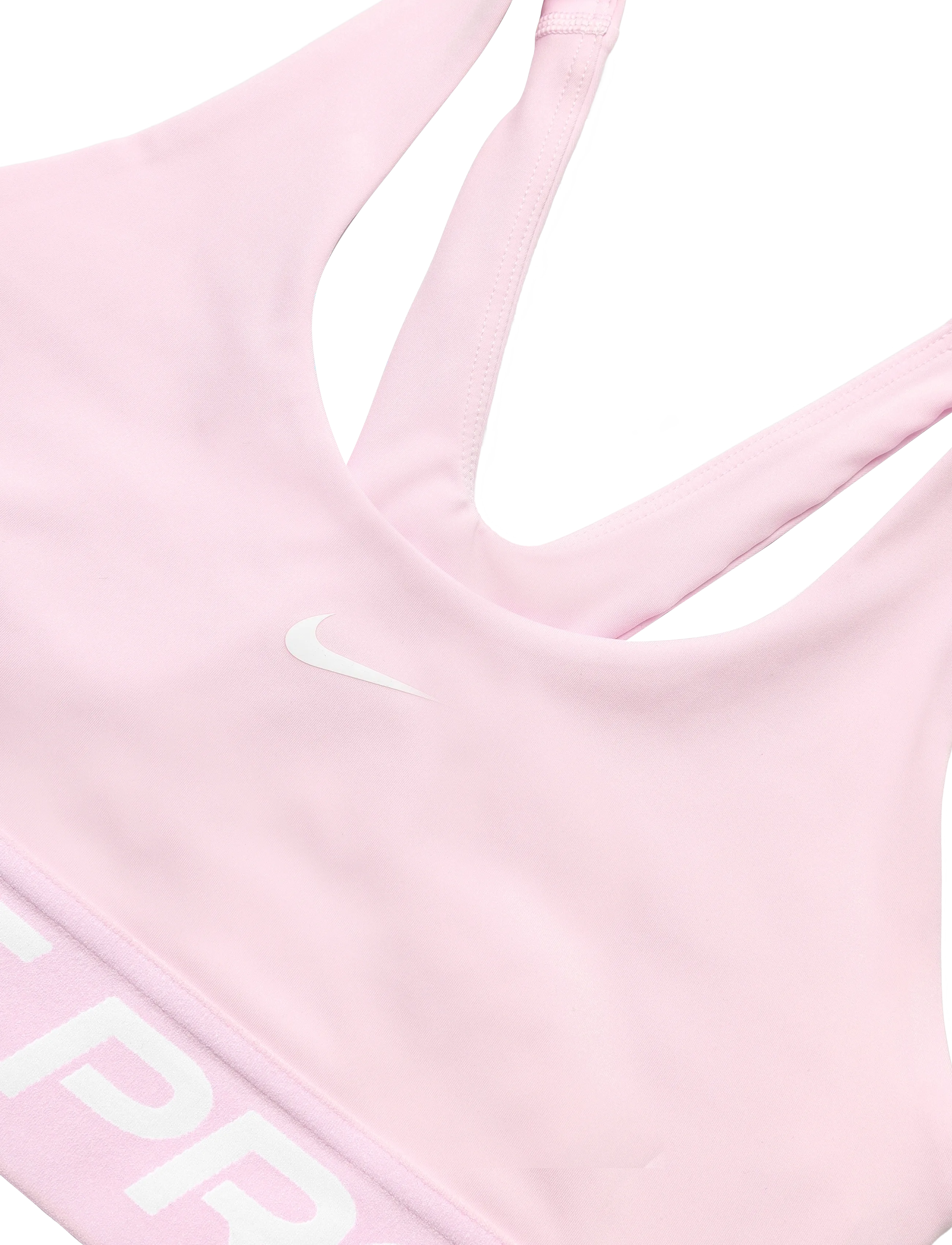 Nike - W NP DF 365 LS BRA - pink foam/white - 2