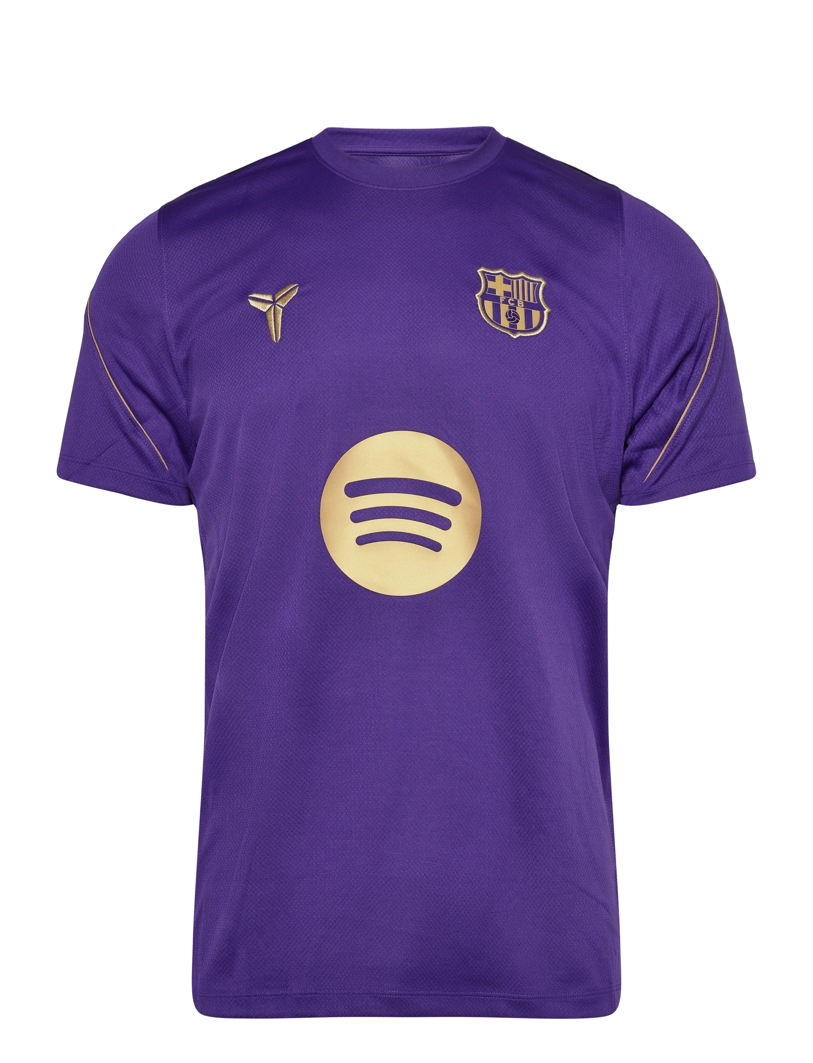 Nike FCB M NK DF STRK SS TOP K AW - Toppar & T-shirts - FIELD PURPLE/METALLIC GOLD / purple