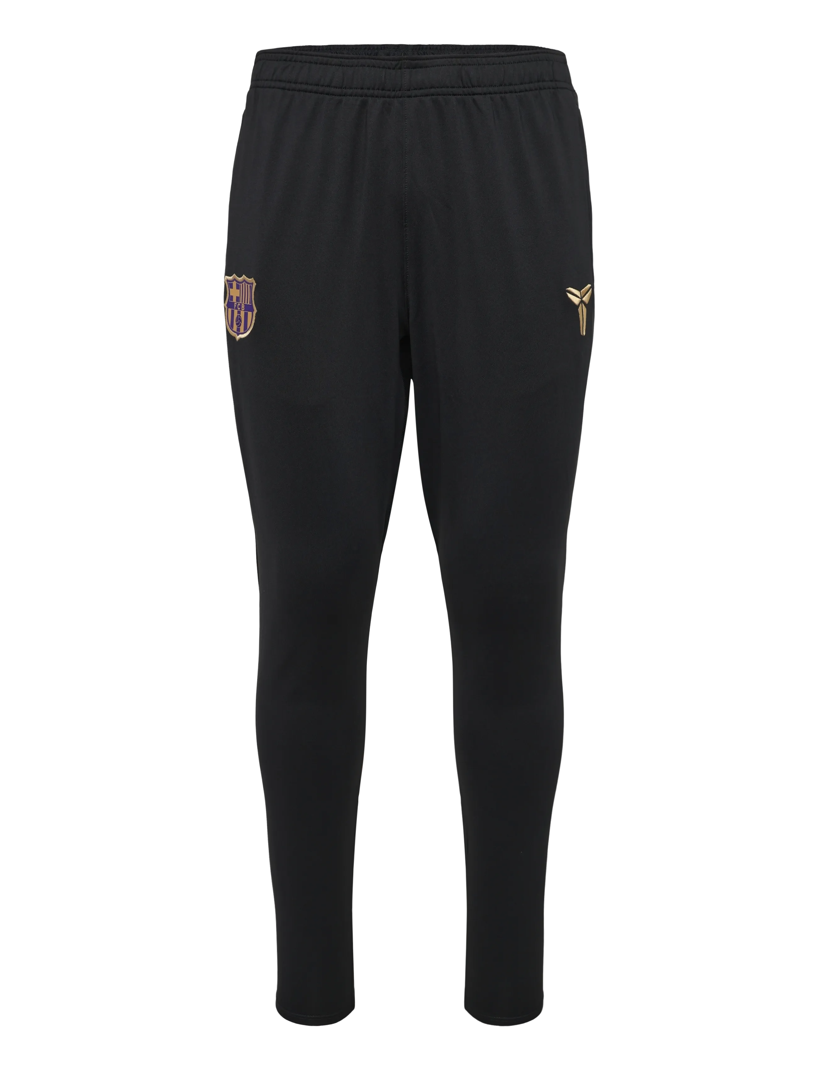 Nike F.C. Barcelona Strike Away Men's Kobe Dri-FIT Football Knit Trousers - Underdele - BLACK/FIELD PURPLE/METALLIC GO / black