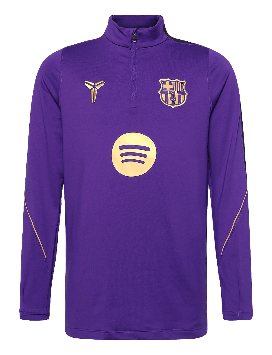 Nike - FCB Y NK DF STRK DRILL TOPK AW - sportstoppe - field purple/black/metallic go - 0