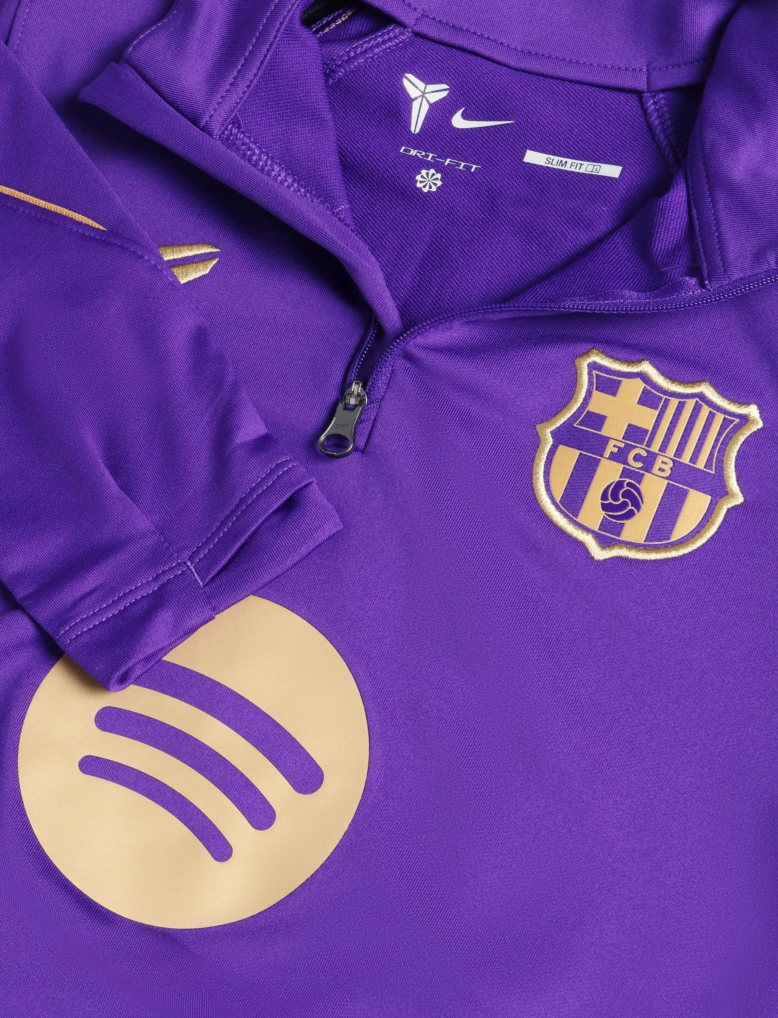 Nike - FCB Y NK DF STRK DRILL TOPK AW - field purple/black/metallic go - 2