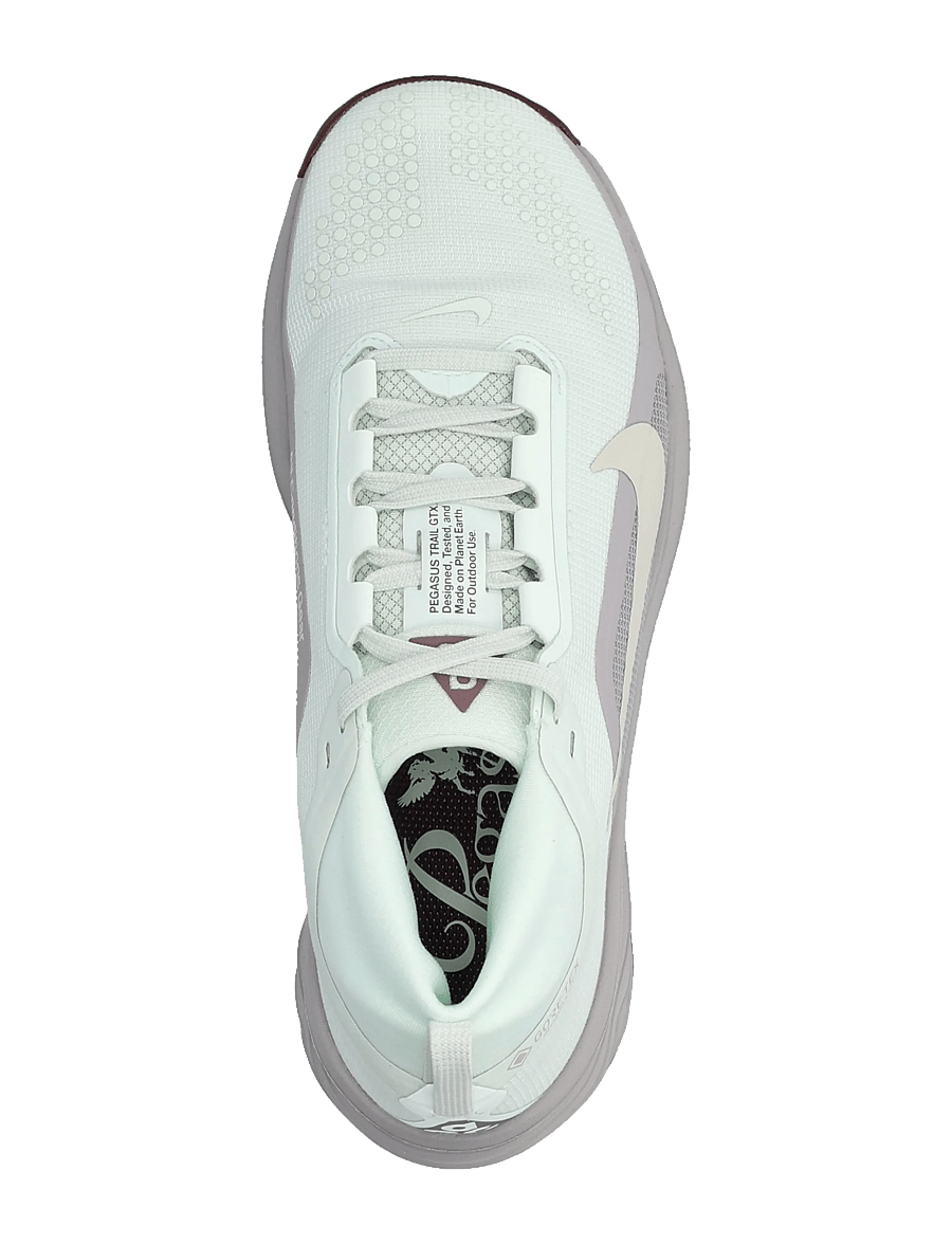 Nike - W NIKE ACG PEGASUS TRAIL GTX - matka- ja kõndimisjalatsid - barely green/light bone-silver - 3