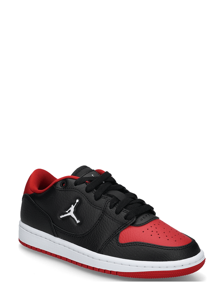 Nike - JORDAN COURT CONNECT LOW (GS) - låga sneakers - black/white-gym red - 0
