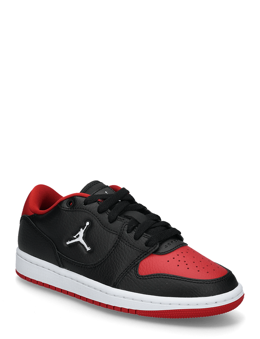 Nike - JORDAN COURT CONNECT LOW (GS) - lave sneakers - black/white-gym red - 0