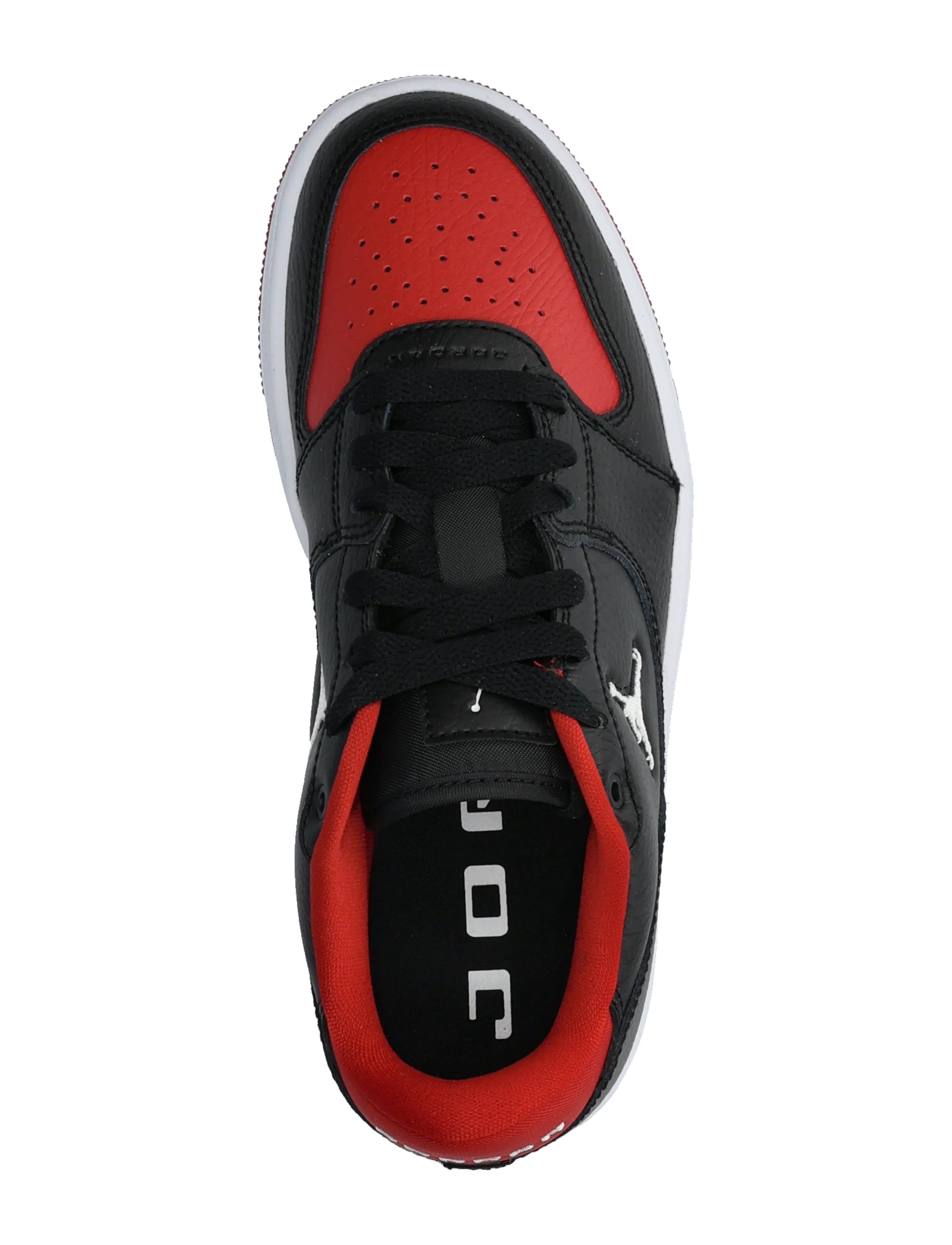 Nike - JORDAN COURT CONNECT LOW (GS) - herbstersparnisse - black/white-gym red - 3