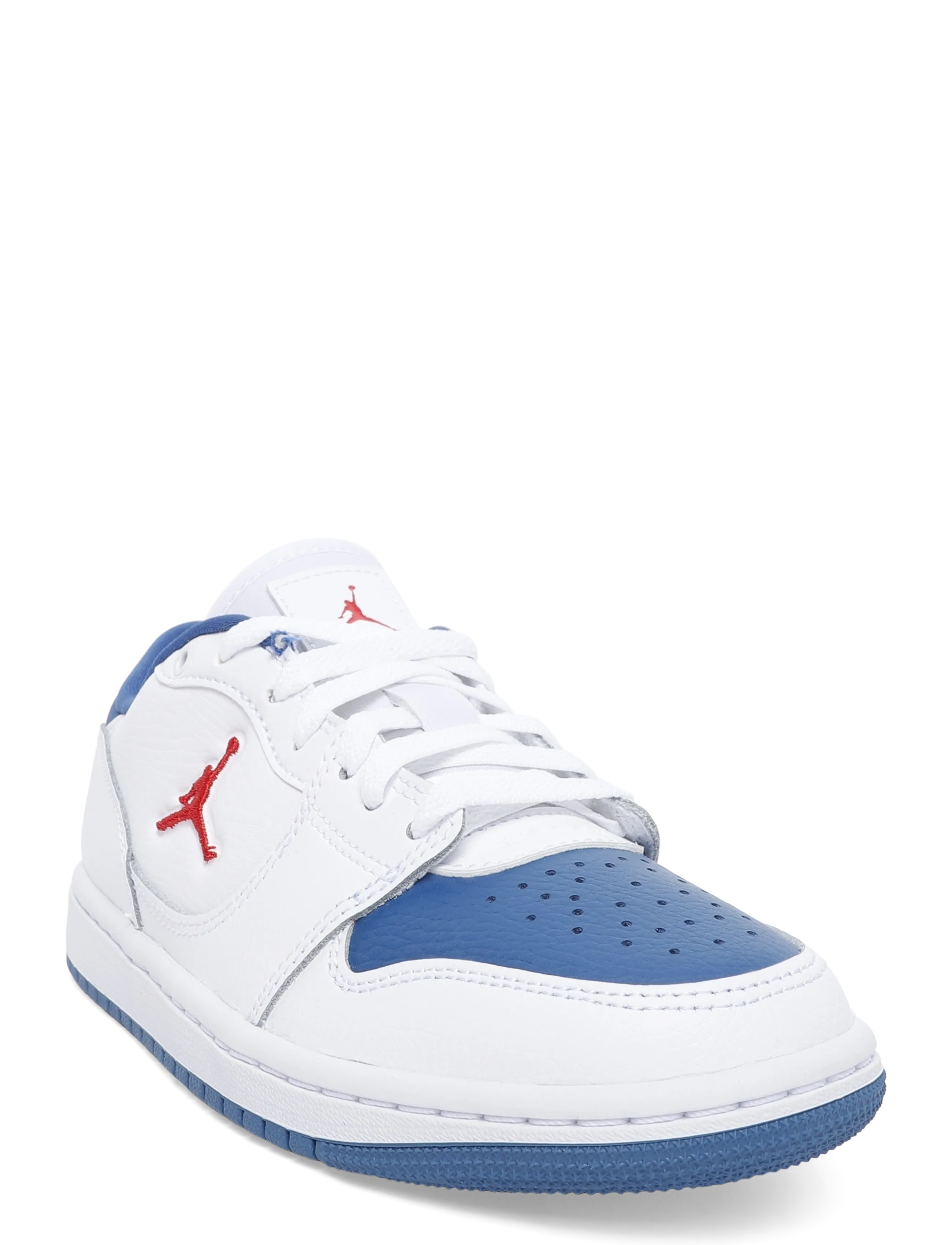 Nike JORDAN COURT CONNECT LOW (GS) - Shoes - WHITE/FIRE RED-TRUE BLUE / white