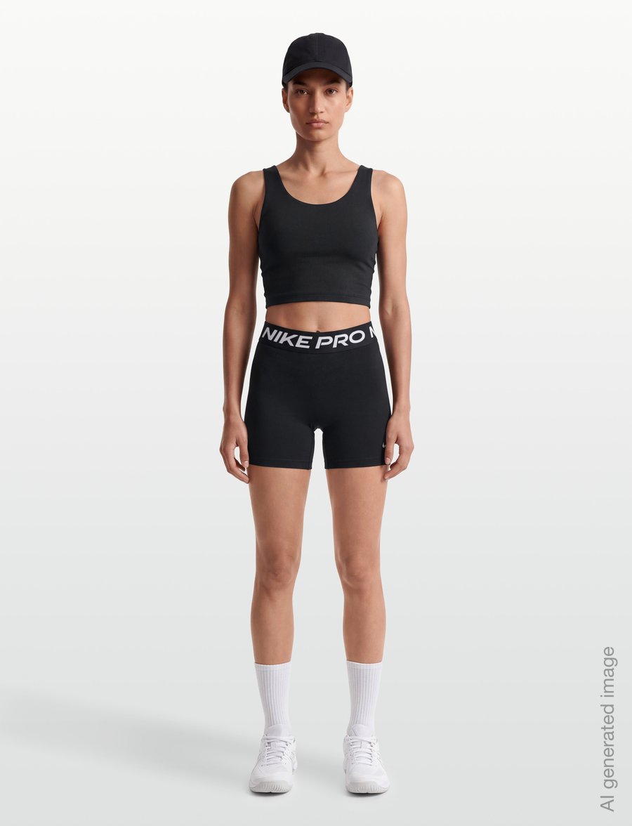 Nike - Nike Pro Dri-Fit 365 5IN Short - træningsshorts - black/white - 0