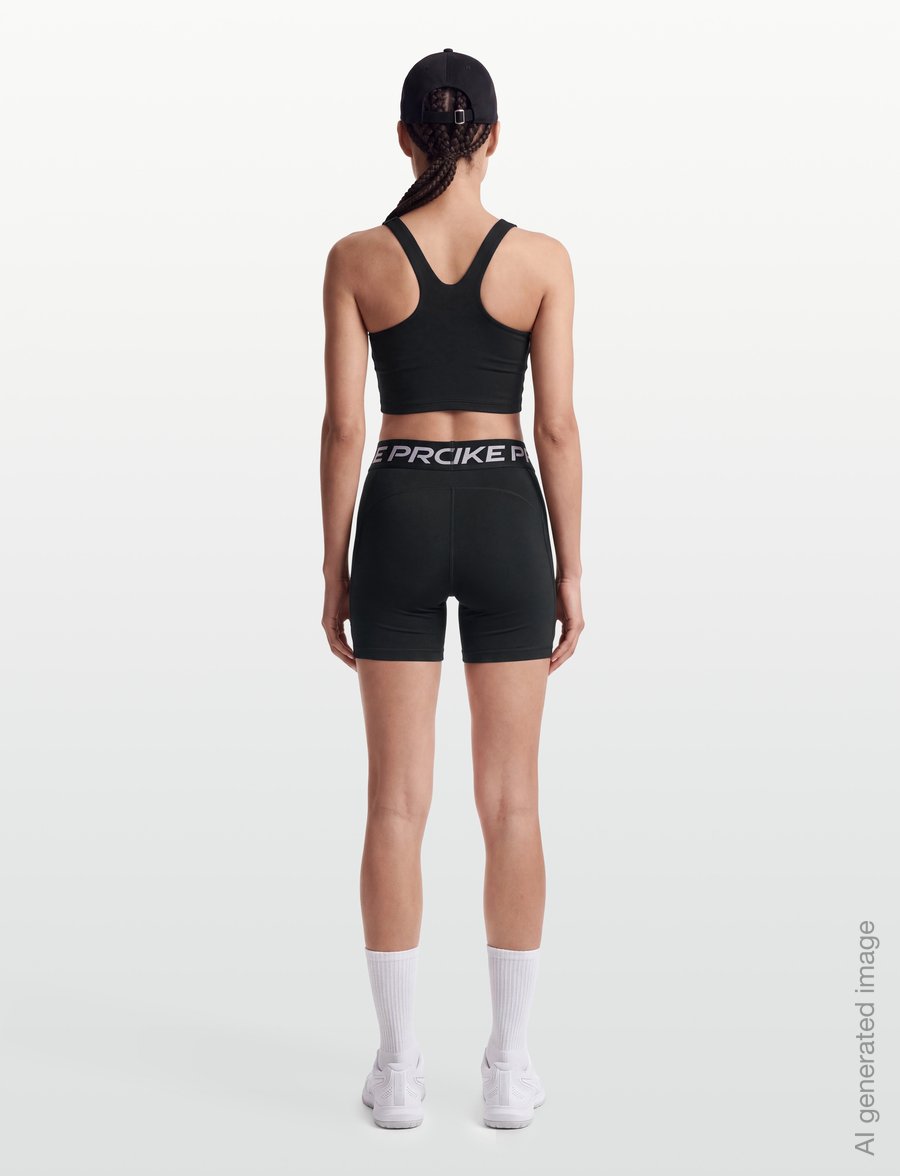 Nike - Nike Pro Dri-Fit 365 5IN Short - træningsshorts - black/white - 4