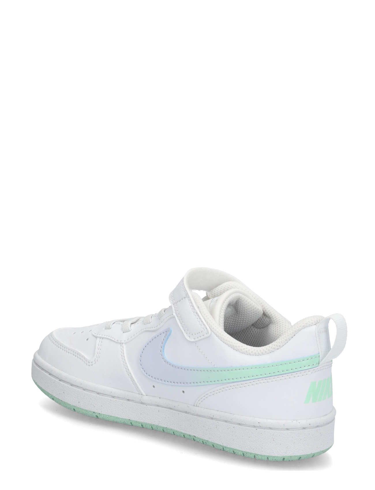 Nike - COURT BOROUGH LOW FADE (PS) - white/arctic green-football gr - 1