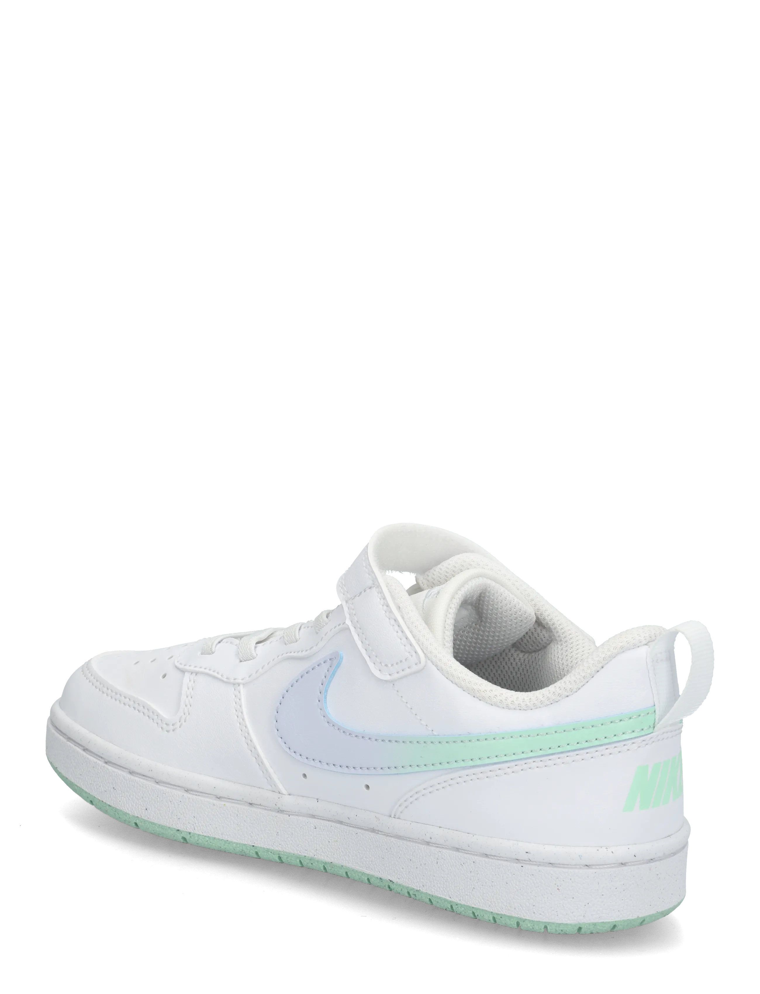 Nike - COURT BOROUGH LOW FADE (PS) - herbstersparnisse - white/arctic green-football gr - 1
