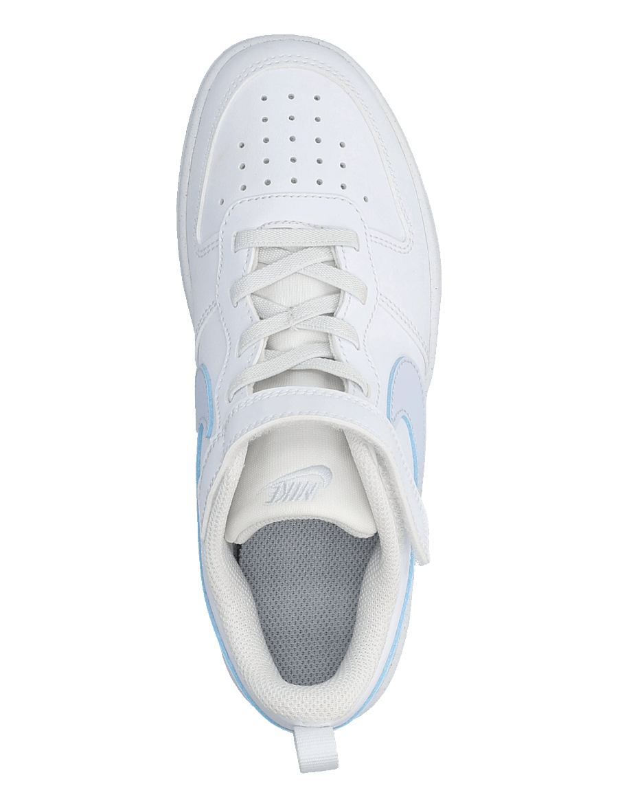 Nike - COURT BOROUGH LOW FADE (PS) - niedriger schnitt - white/arctic green-football gr - 3
