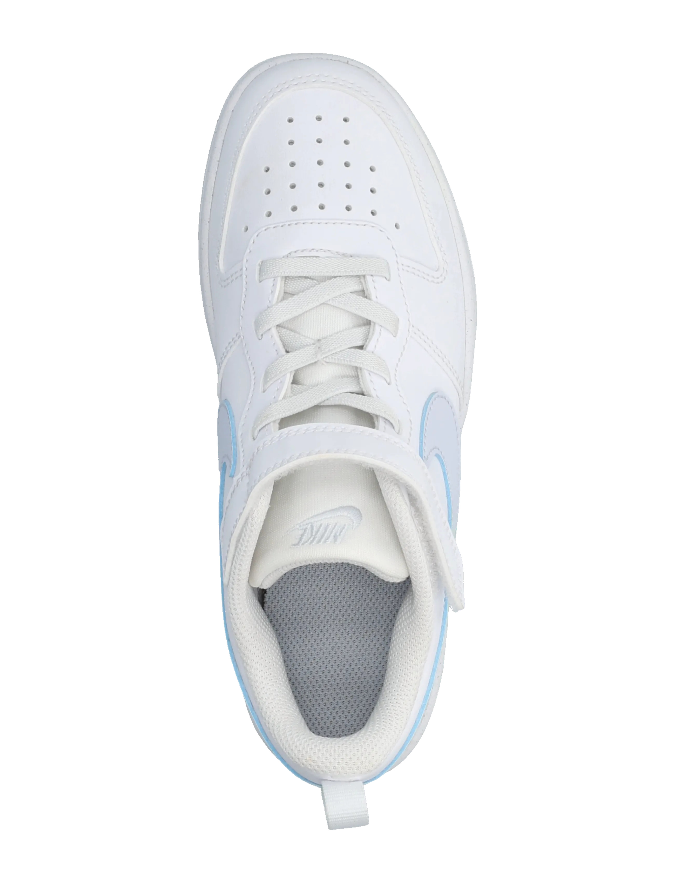 Nike - COURT BOROUGH LOW FADE (PS) - herbstersparnisse - white/arctic green-football gr - 3