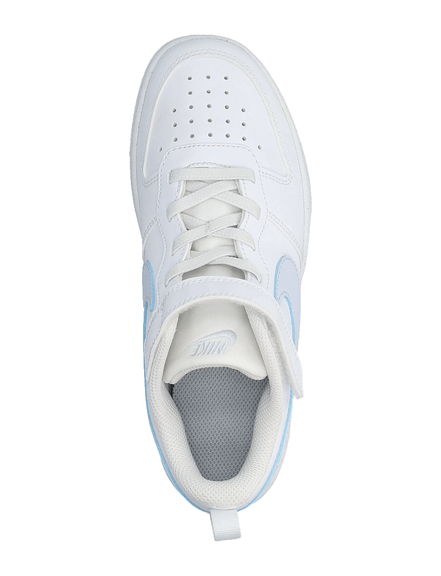 Nike - COURT BOROUGH LOW FADE (PS) - lave sneakers - white/arctic green-football gr - 3