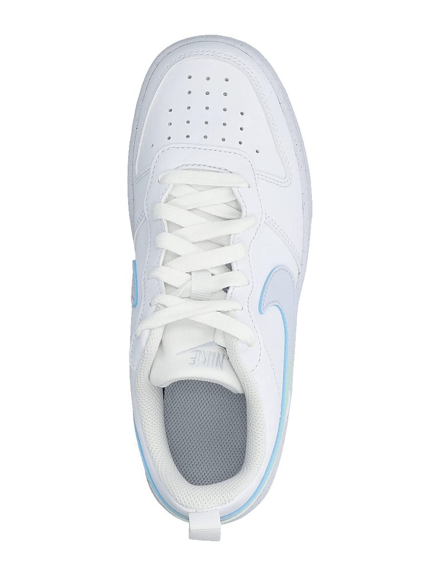 Nike - COURT BOROUGH LOW FADE (GS) - niedriger schnitt - white/arctic green-football gr - 3