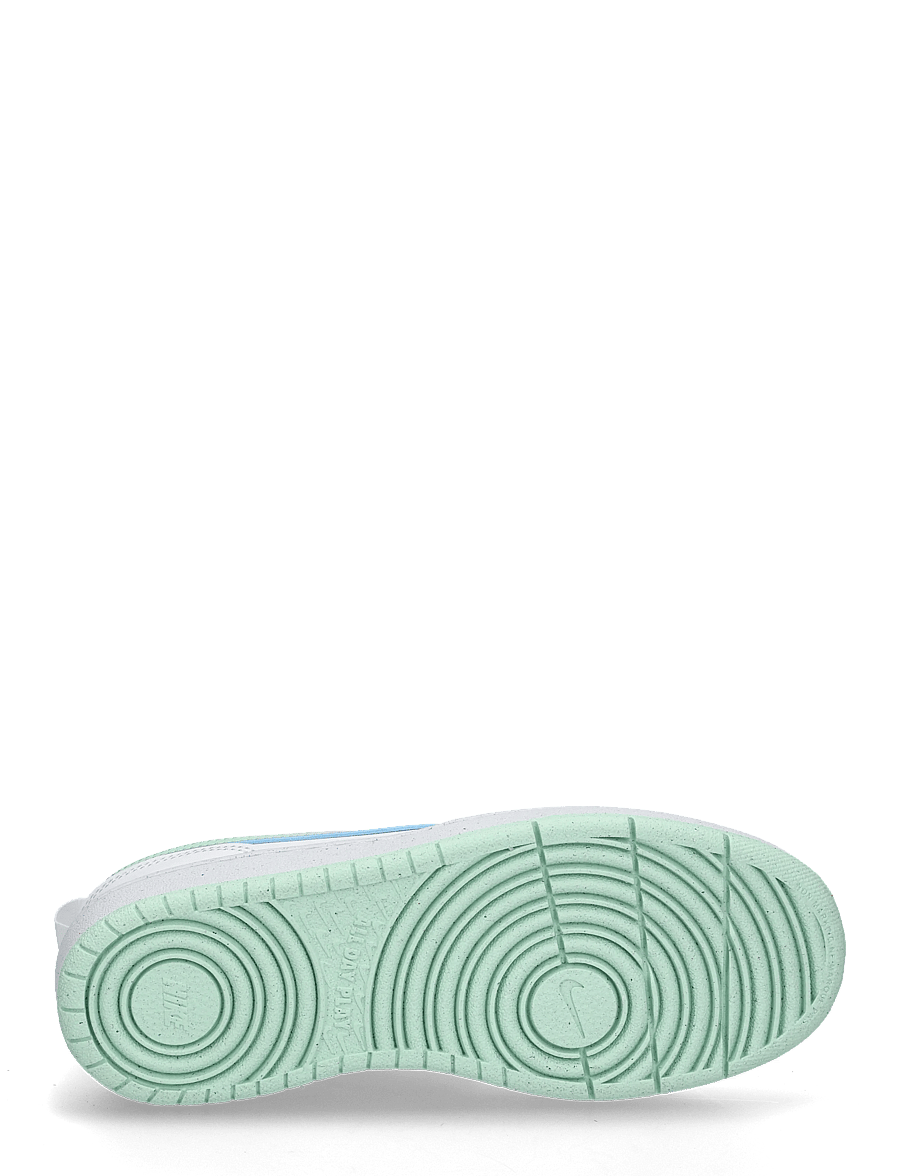 Nike - COURT BOROUGH LOW FADE (GS) - niedriger schnitt - white/arctic green-football gr - 4