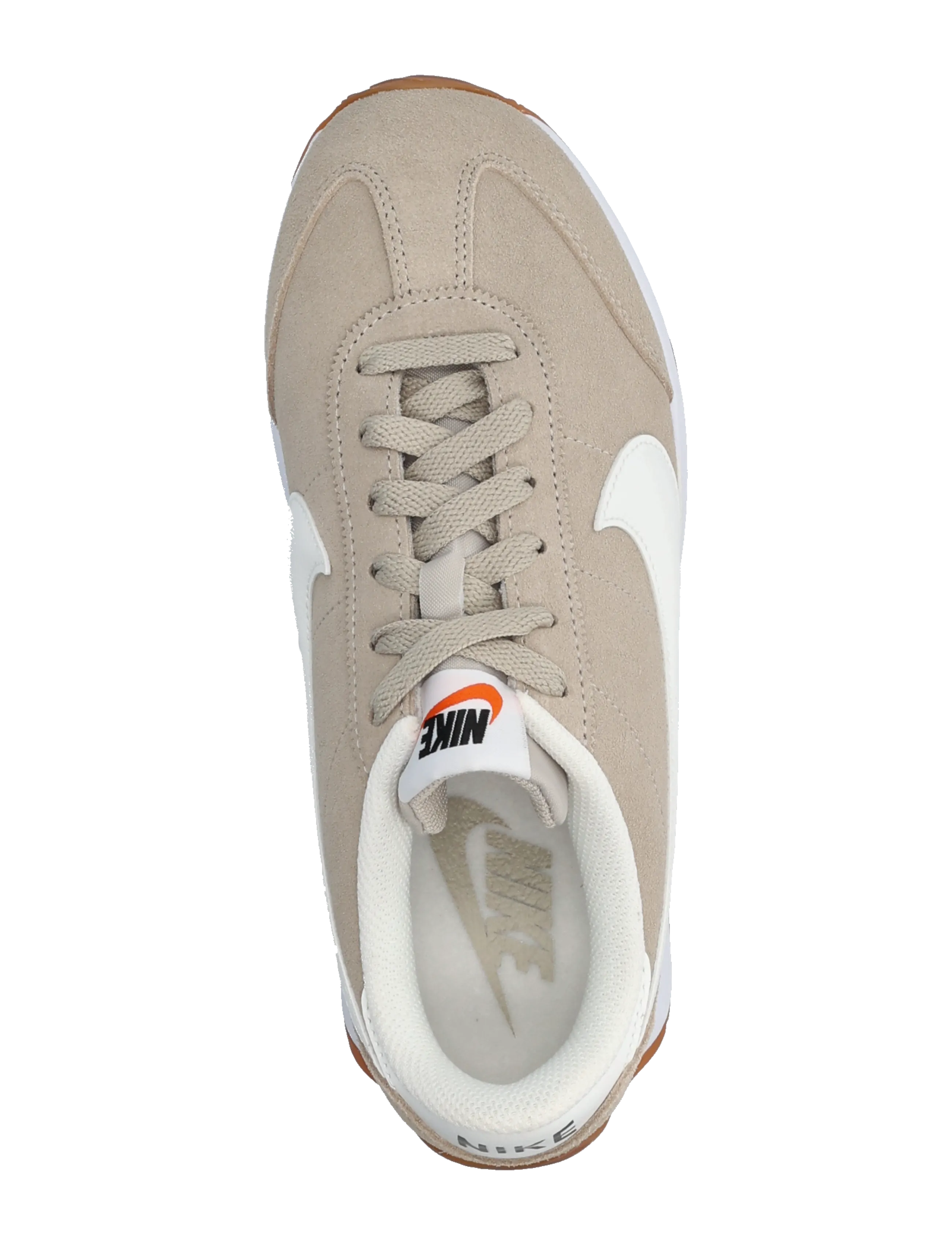 Nike - W NIKE PACIFIC SUEDE - niedrige sneakers - cream ii/sail-gum med brown - 3