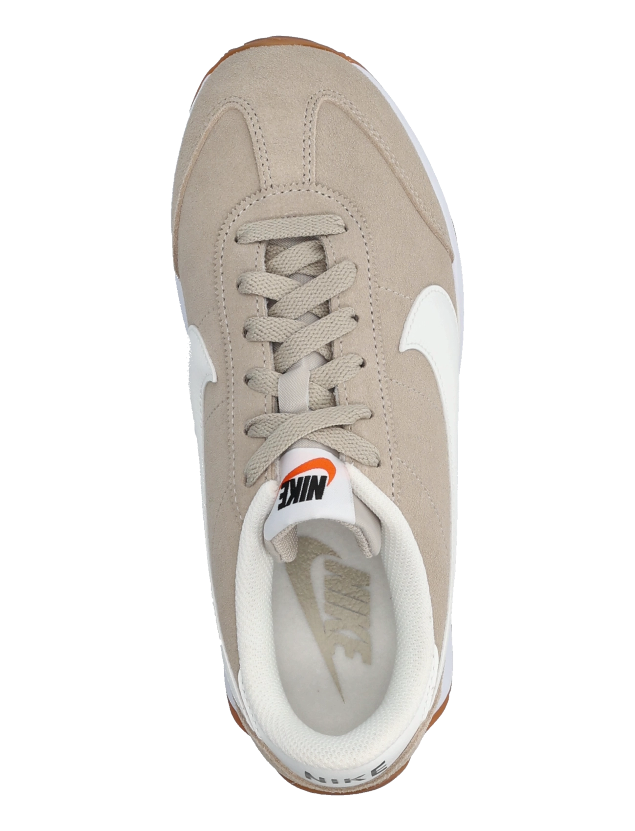 Nike - W NIKE PACIFIC SUEDE - niedrige sneakers - cream ii/sail-gum med brown - 3