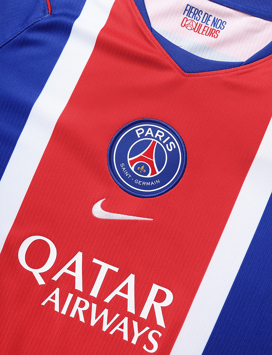 Nike - Paris Saint-Germain 2026/27 Stadium Home LS - fodboldtrøjer - old royal/white/university red - 2