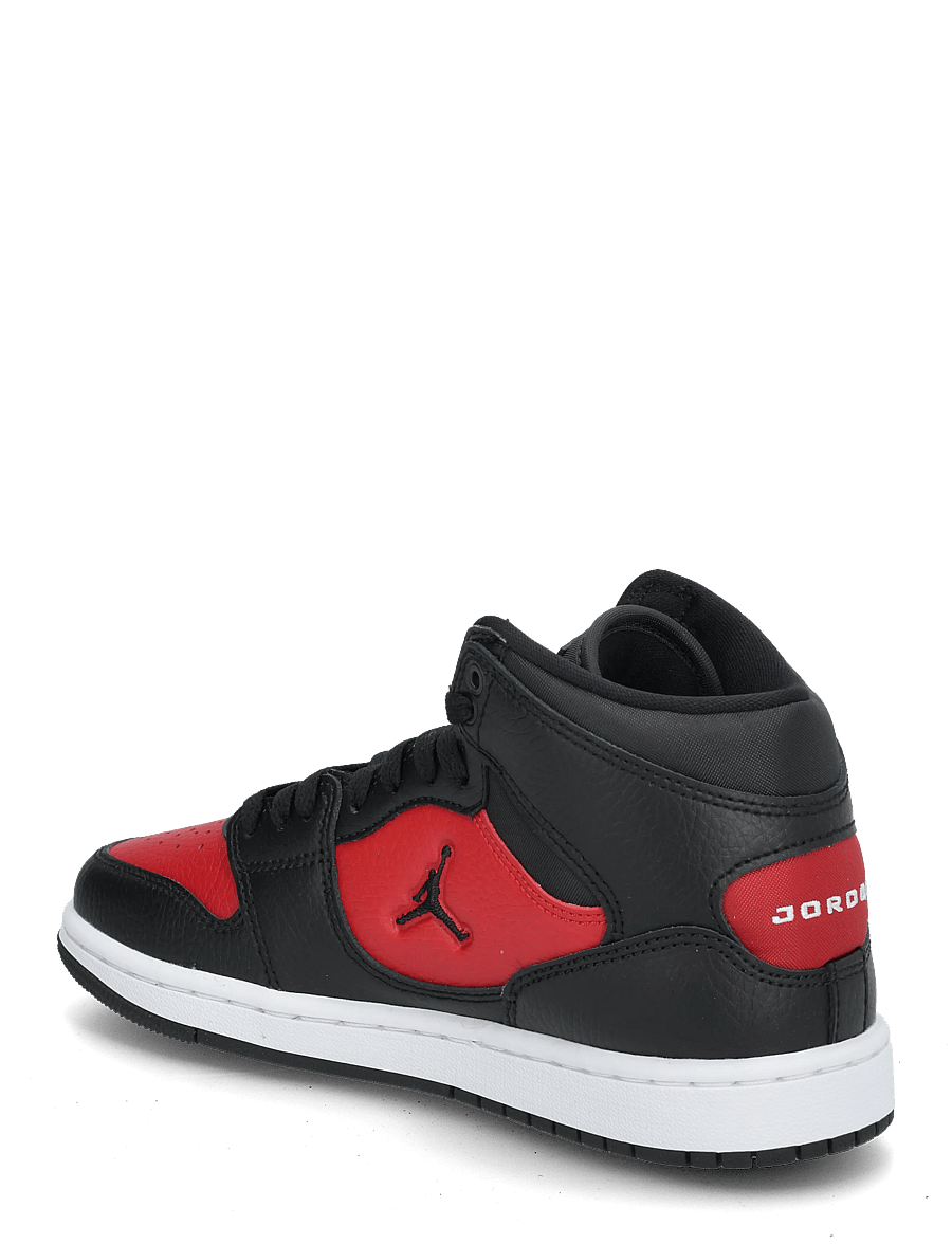 Nike - JORDAN COURT CONNECT MID (GS) - høje sneakers - black/black-gym red-white - 1