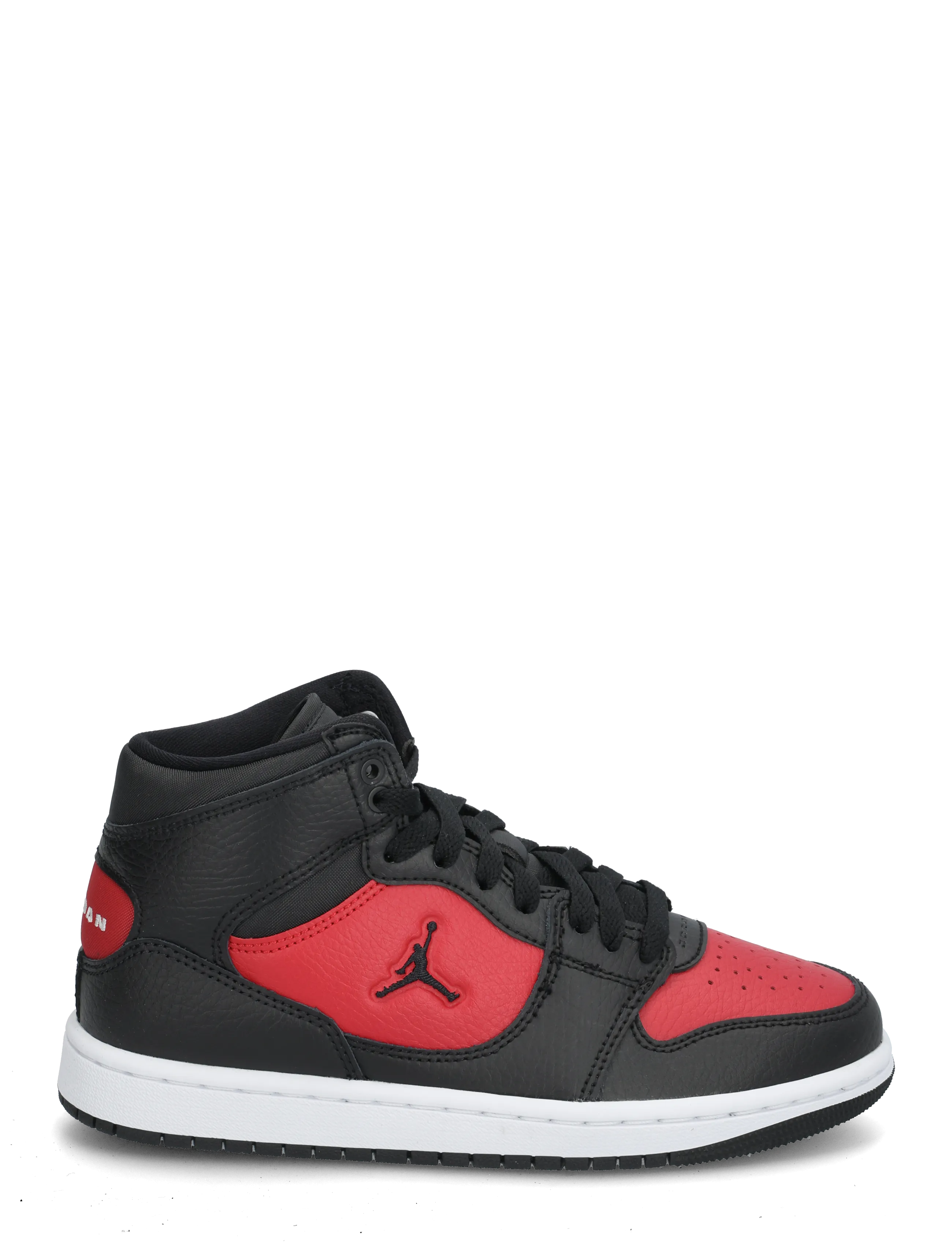 Nike - JORDAN COURT CONNECT MID (GS) - herbstersparnisse - black/black-gym red-white - 2